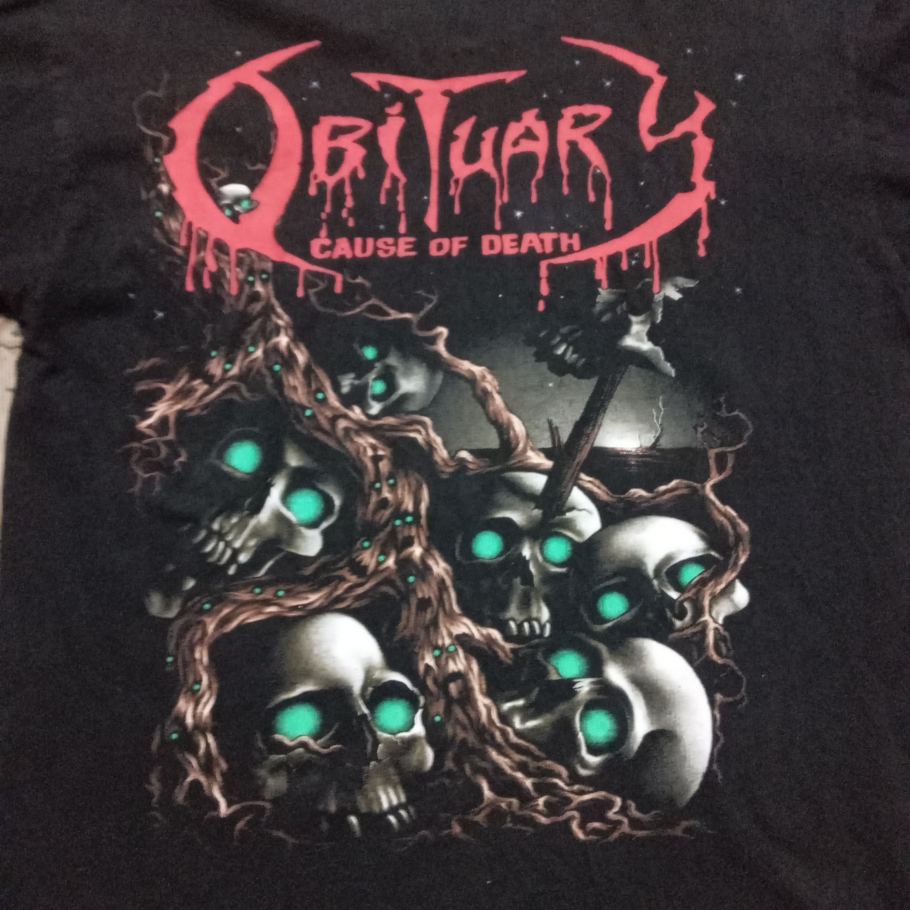 Band Tees × Vintage Rare vintage 90s bootleg Obituary Metal Tee Sodom Kreator Size US L / EU 52-54 / 3 - 2 Thumbnail