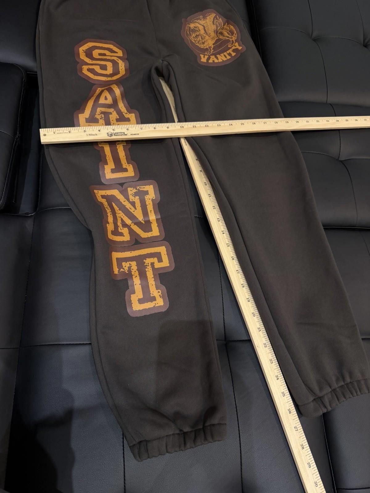 Saint Vanity Size Small- Saint Vanity Varsity Sweatpants Grey NEW Size US 30 / EU 46 - 8 Thumbnail