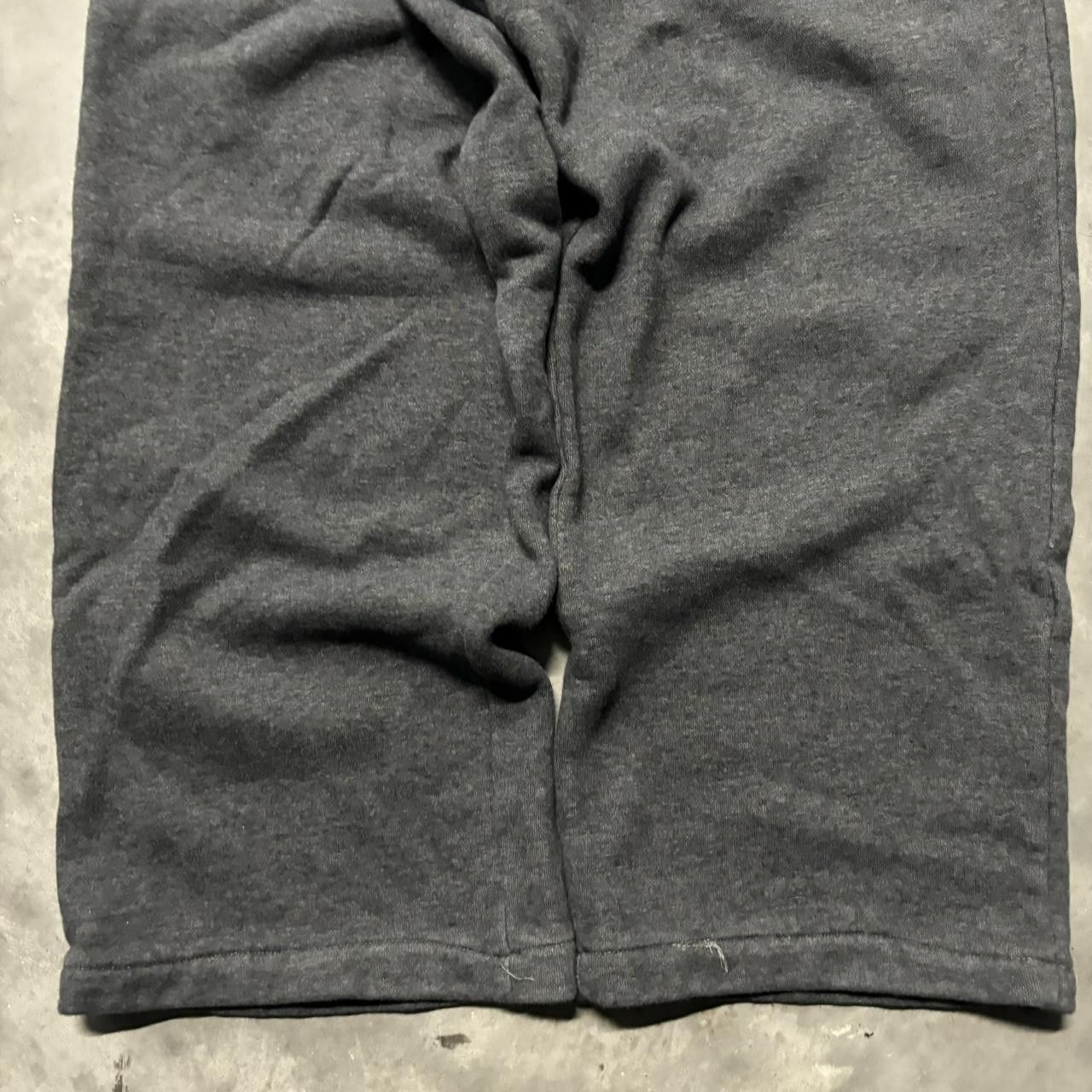 Japanese Brand × Vintage Crazy Vintage Y2K/2000s Baggy Dark Grey Skater Essential Sweatpants! Size US 36 / EU 52 - 5 Thumbnail