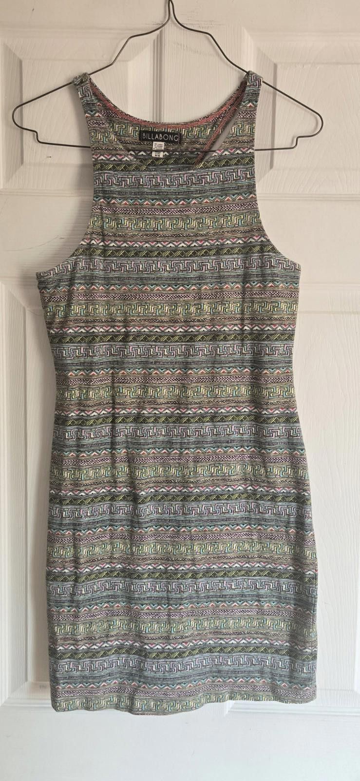 Billabong Billabong Sleeveless Dress Built In Bra Juniors Medium Geome Size M / US 6-8 / IT 42-44 - 2 Thumbnail