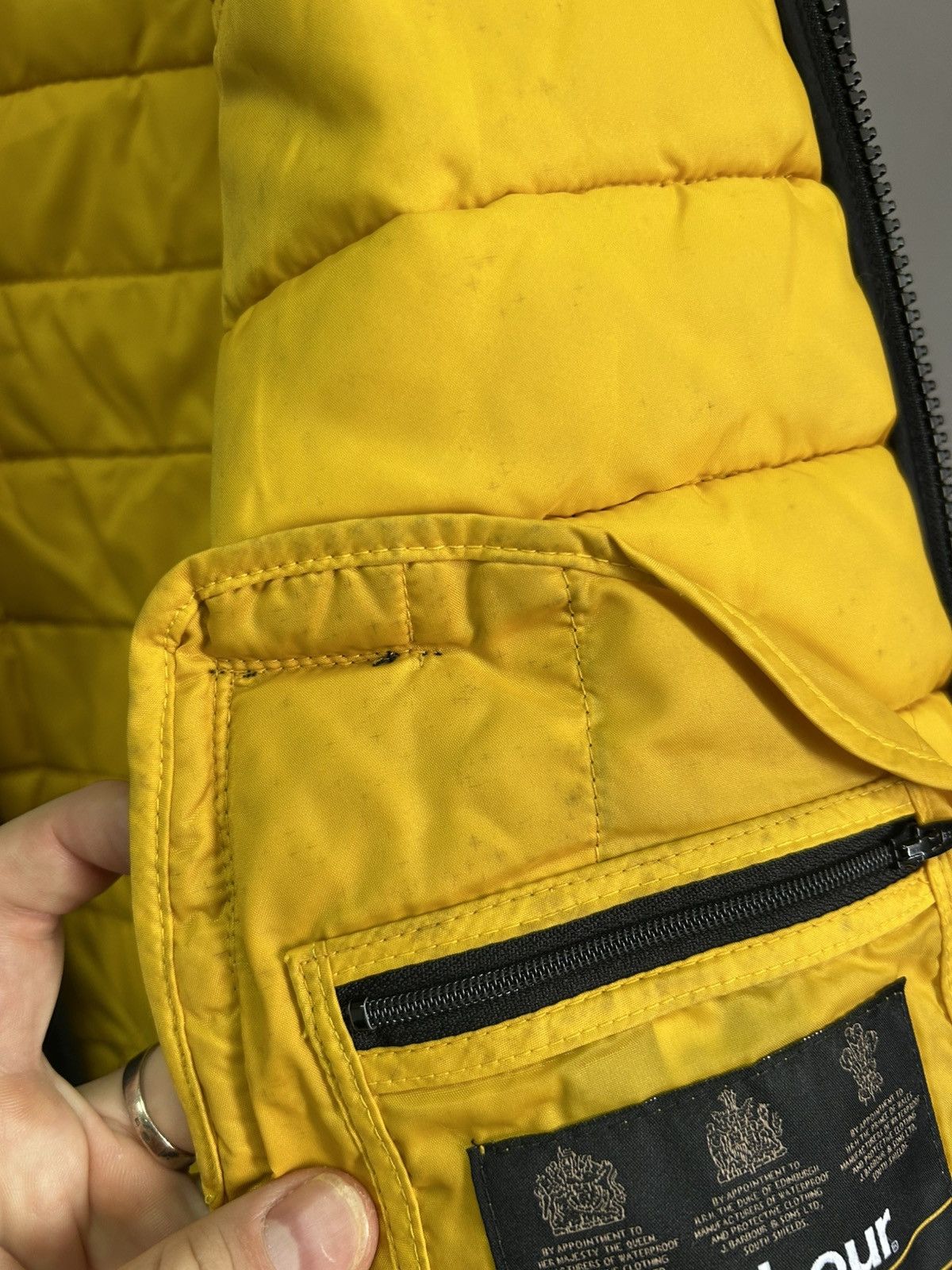 Barbour Barbour International Fibredown Jacket Quilted Chain Jacket Size US S / EU 44-46 / 1 - 12 Thumbnail