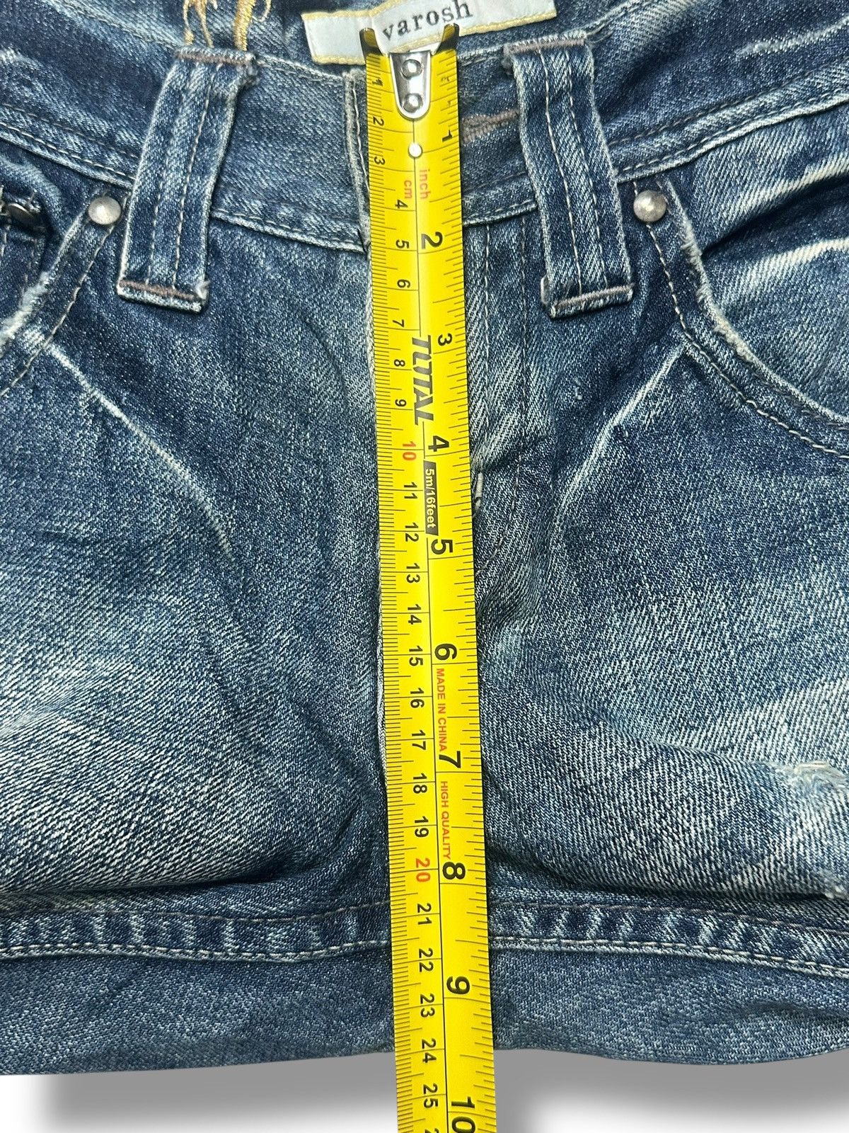 Vintage Vintage Varosh Bell-Bottom Flare Distressed Ripped Faded 💥 Size US 30 / EU 46 - 18 Thumbnail