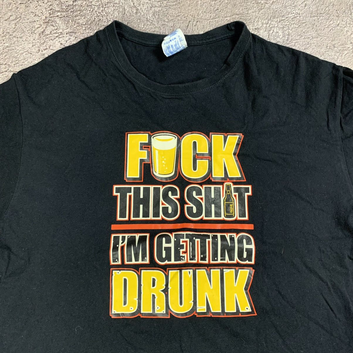 Vintage Vintage Y2K Graphic Tee Humor Streetwear Oversized Black XL Size US XL / EU 56 / 4 - 3 Thumbnail