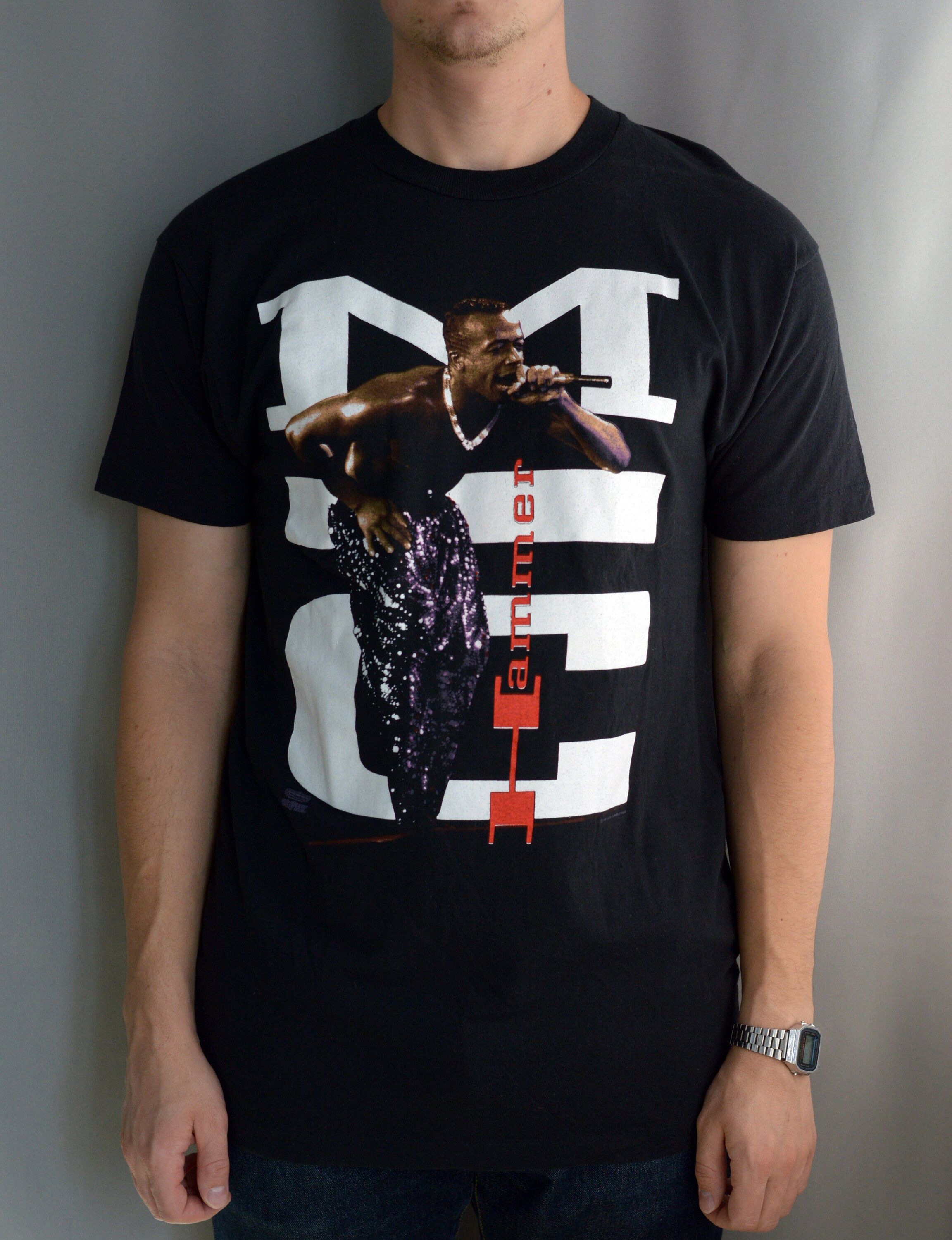 Rap Tees Vintage 1991 MC Hammer "Here Comes The Hammer!" shirt Size US L / EU 52-54 / 3 - 1 Thumbnail