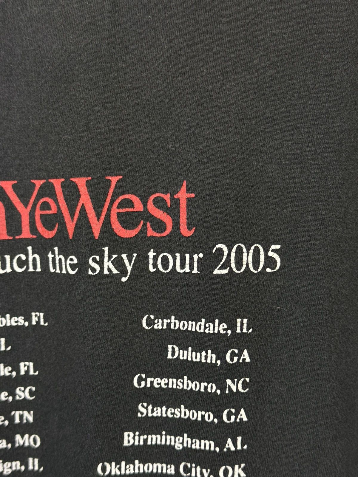 Band Tees Kanye West 2005 Late Registration Touch The Sky Tour T-Shirt Size US XL / EU 56 / 4 - 7 Thumbnail