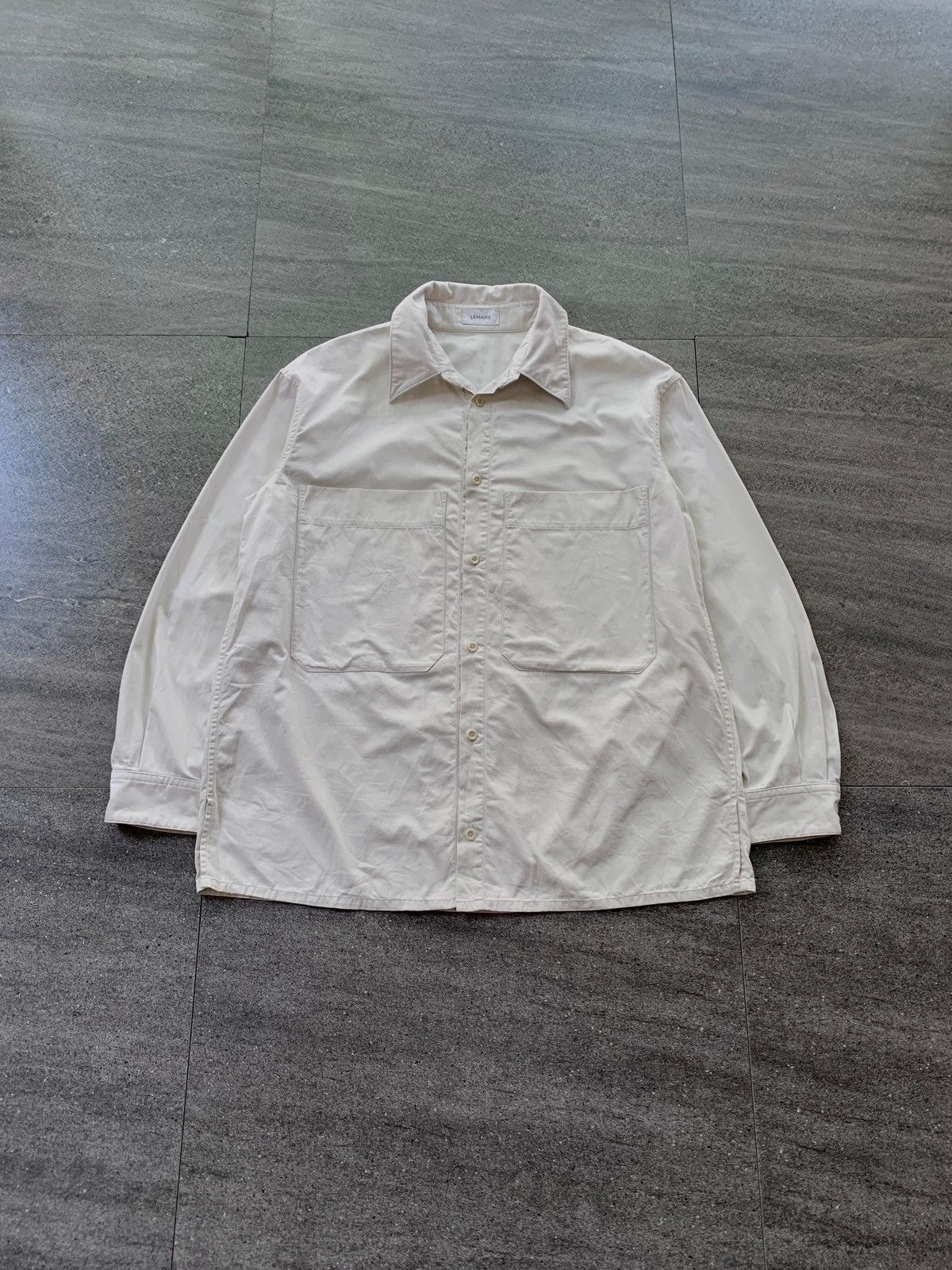Lemaire FREE TAX! Big Pocket Cotton Ls Shirts Size US L / EU 52-54 / 3 - 1 Thumbnail