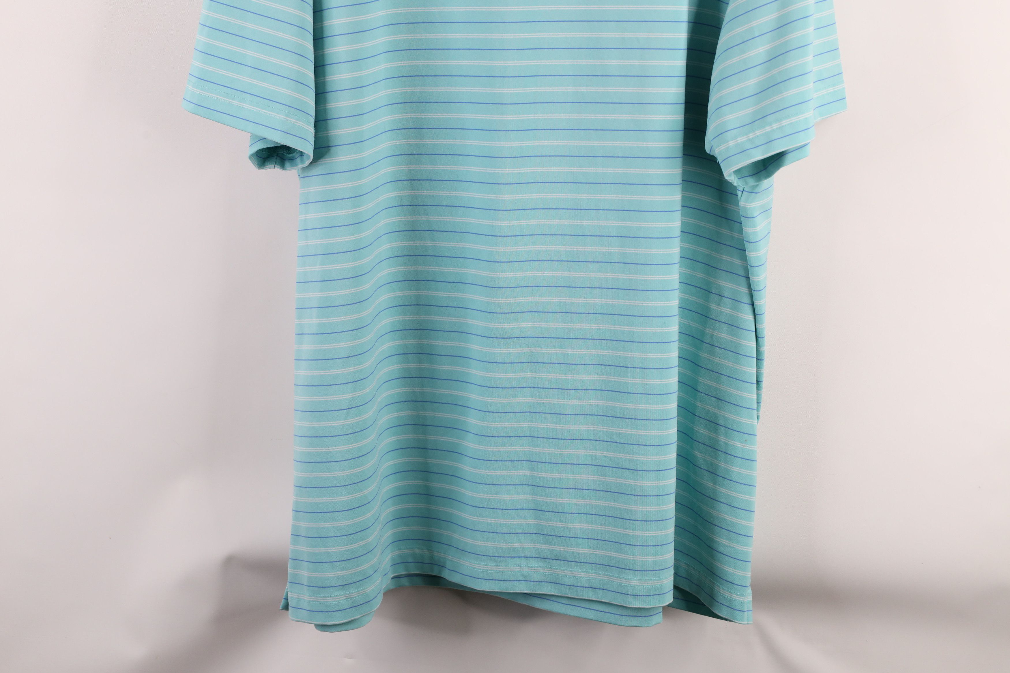 Vineyard Vines × Vintage Vineyard Vines Logo Performance Knit Striped Golf Polo Shirt Size US XXL / EU 58 / 5 - 10 Thumbnail