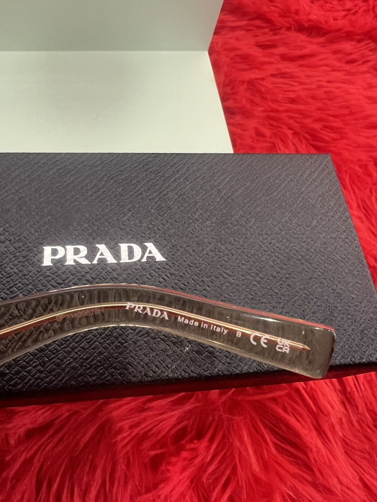 Prada Prada Blue Sunglasses Size ONE SIZE - 4 Thumbnail