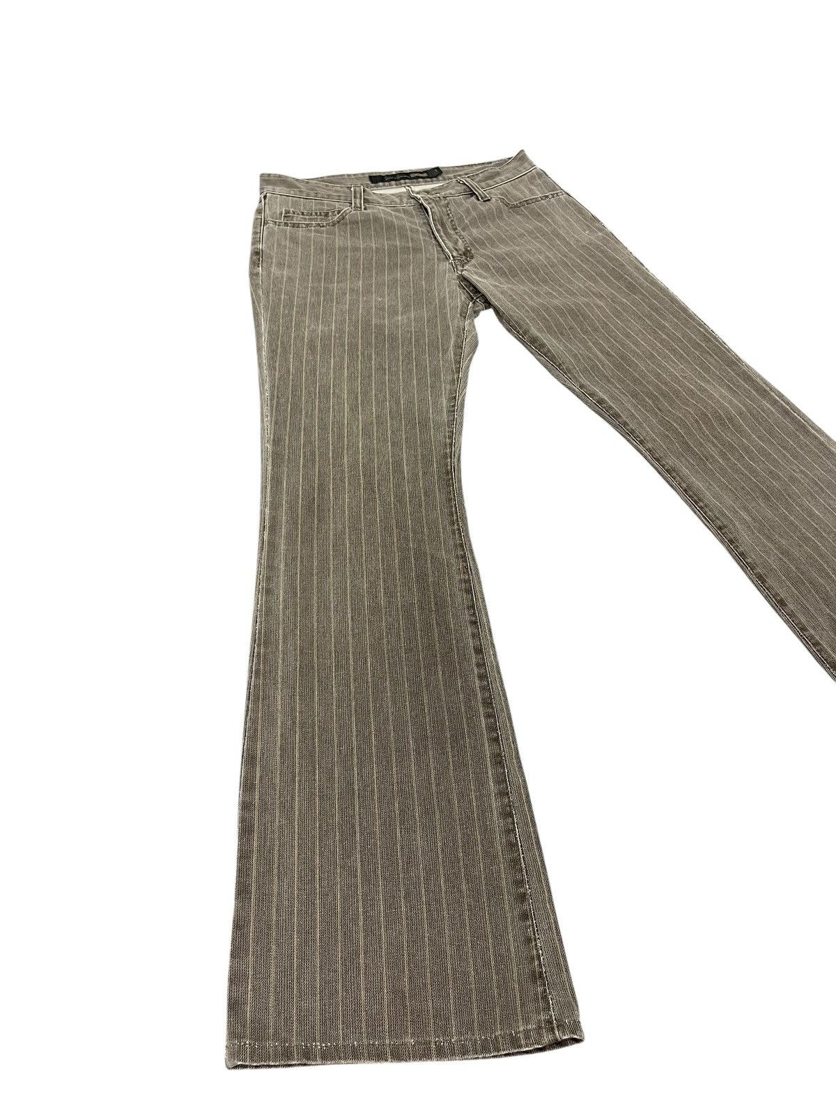 If Six Was Nine Flare Jeans Schlussel Japan Faded Striped Boot Cut 2🟦4 Size US 29 - 1 Thumbnail