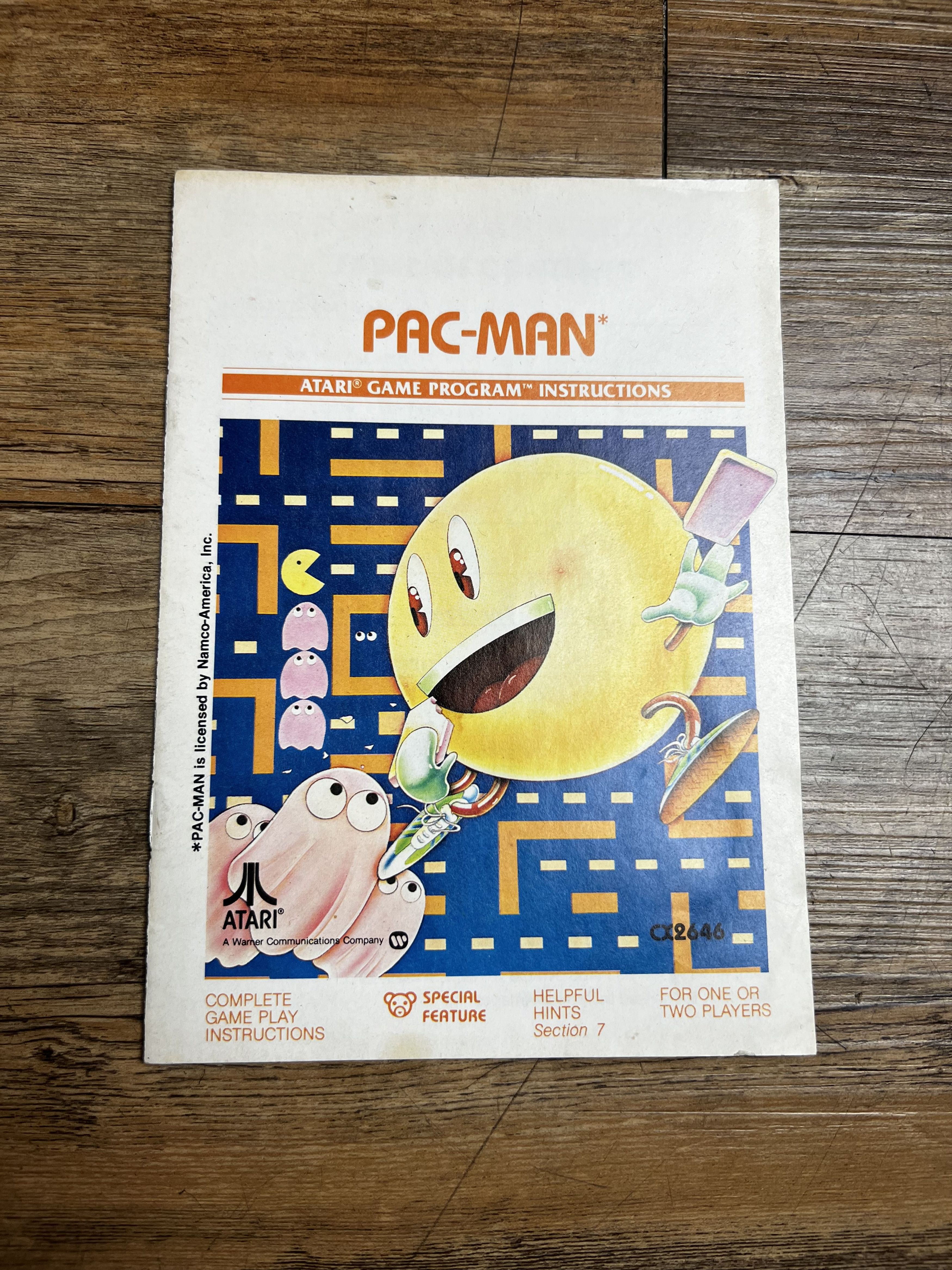 Vintage Vintage 1981 Pac-Man Atari Video Game Program Instructions Size ONE SIZE - 7 Thumbnail