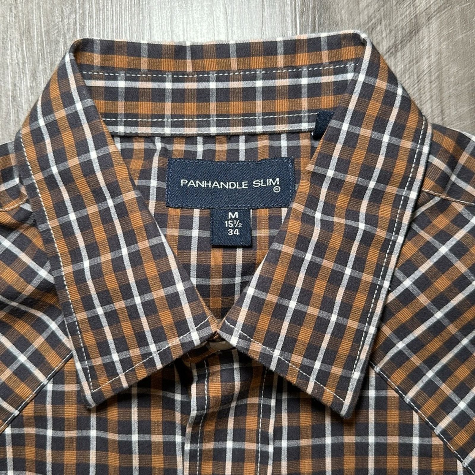 Panhandle Slim Panhandle Slim Western Long Sleeve Pearl Snap - Medium Size US M / EU 48-50 / 2 - 6 Thumbnail