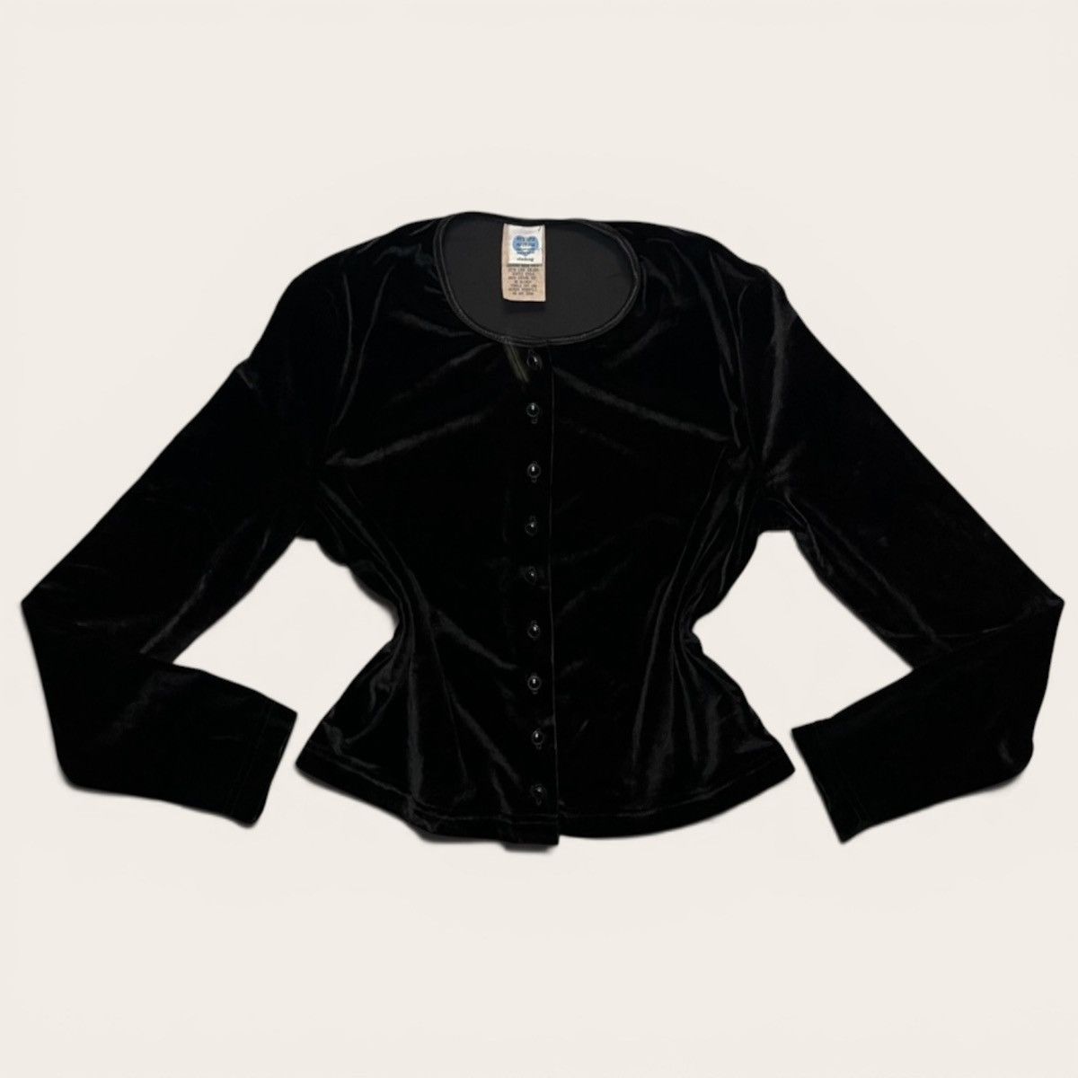 Vintage 90’s y2k Vintage Velvet Vampy Gothic Grunge Cardigan Size M / US 6-8 / IT 42-44 - 2 Thumbnail