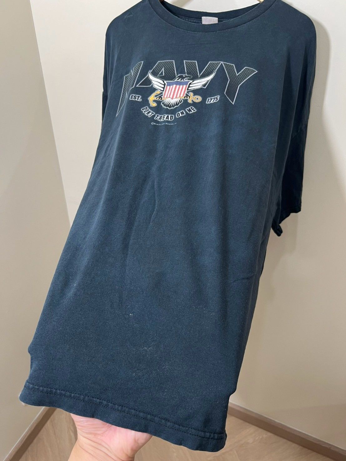 Vintage Vintage NAVY American Don’t Tread On Me USA bnz01 3XL Size US XXL / EU 58 / 5 - 9 Thumbnail