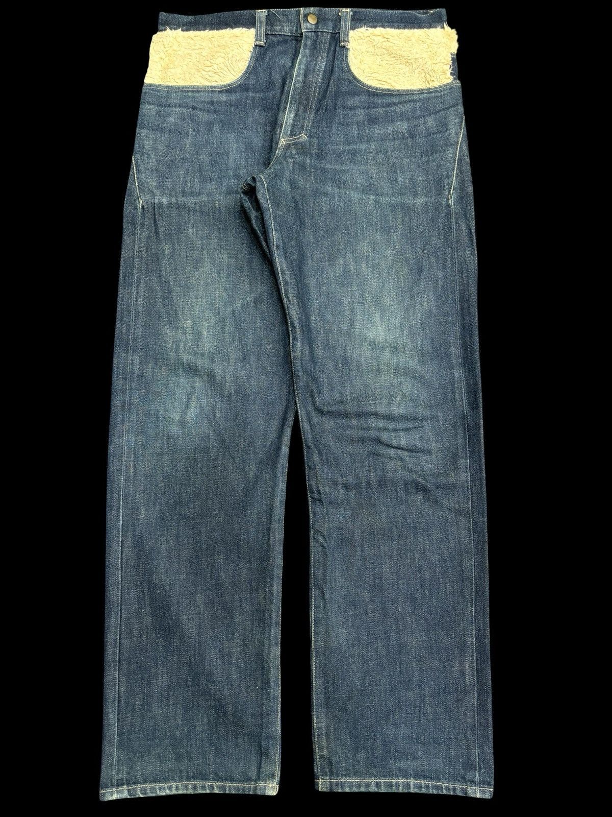 Japanese Brand 💥BAGGY💥DOARAT Japan Two Tones BAGGY Denim F556 Size US 32 / EU 48 - 2 Thumbnail