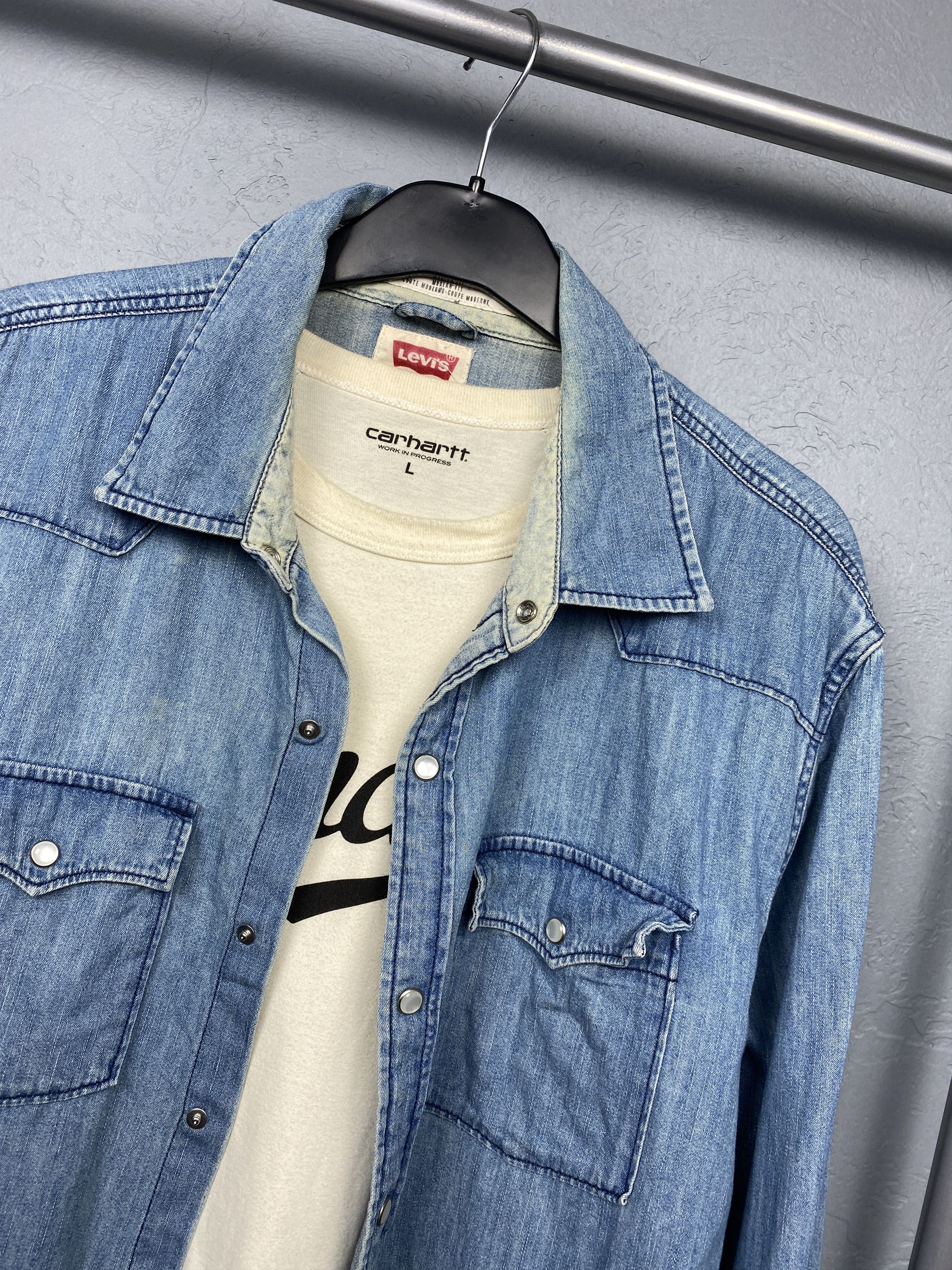 Levi's Levi's Vintage Mens Jeans Denim Shirt Size US XL / EU 56 / 4 - 2 Thumbnail