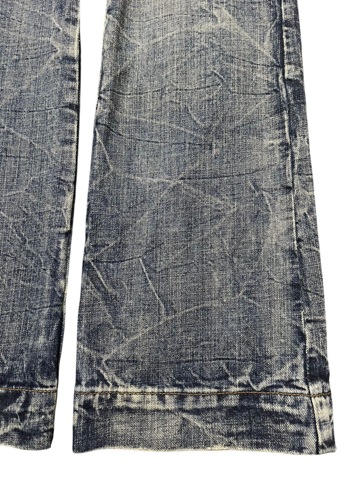Vintage Japan Semantic Design Thunder Wash Avant Garde Flare