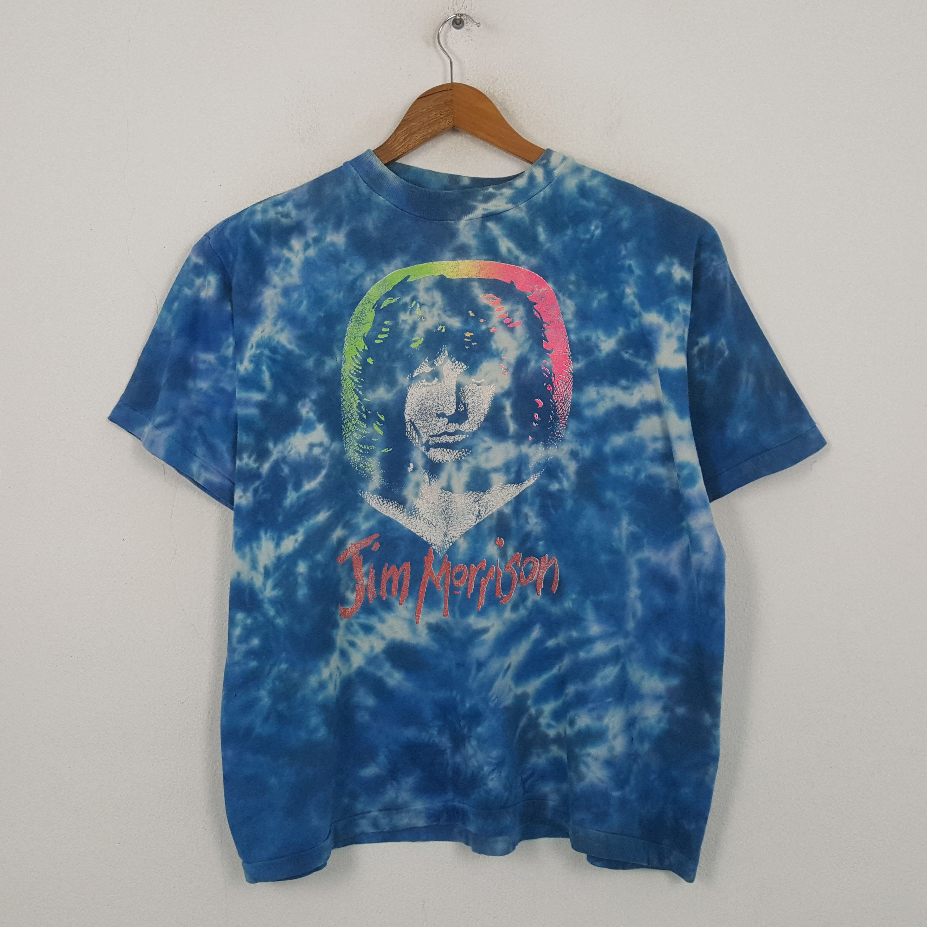 Band Tees Vintage Jim Morrison American Singer Tie dye T-shirt RR1 Size US XXL / EU 58 / 5 - 1 Thumbnail