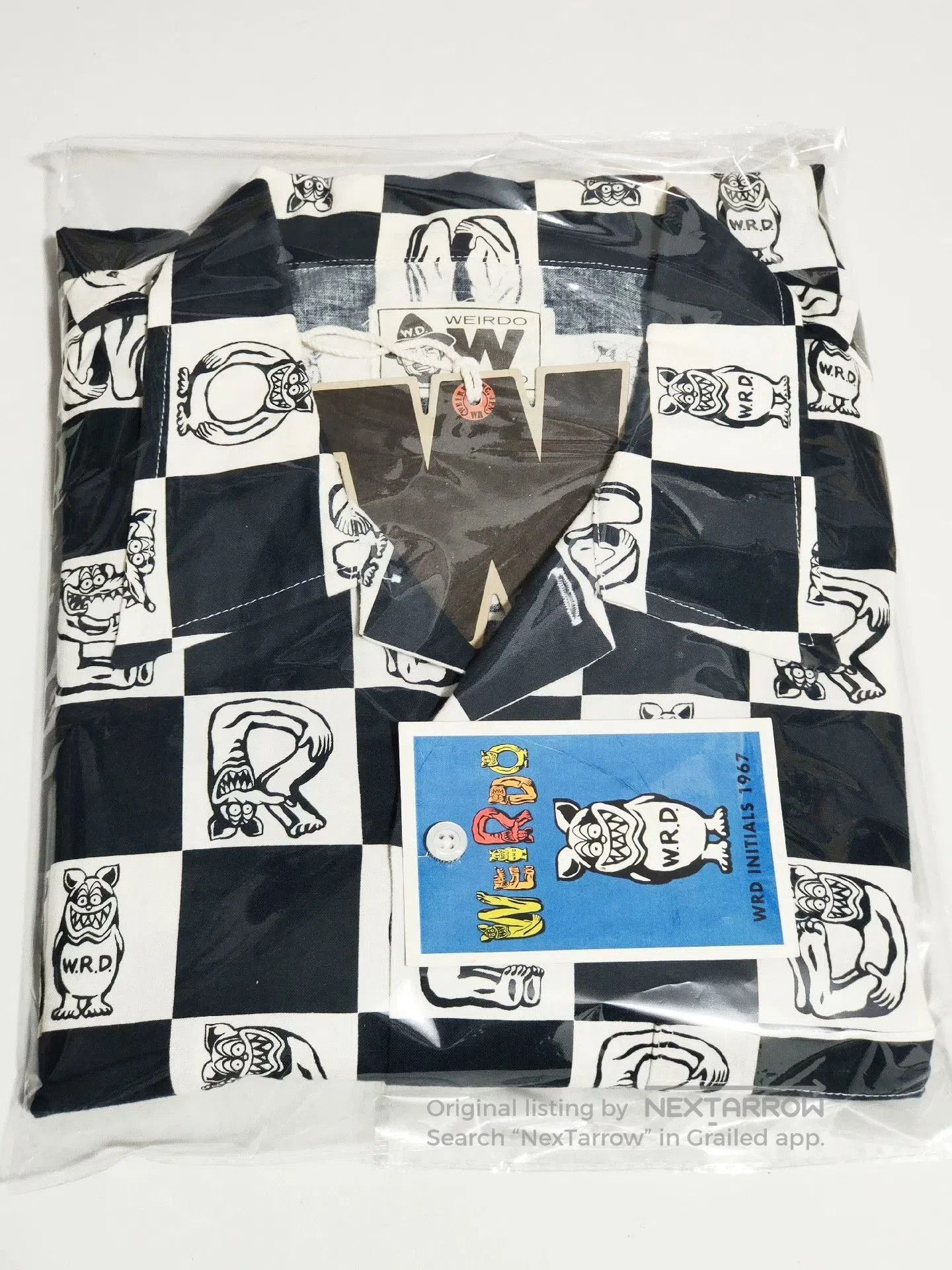 Standard & Strange Gladhand Weirdo Check Long Sleeve Shirt. Size US XL / EU 56 / 4 - 1 Thumbnail