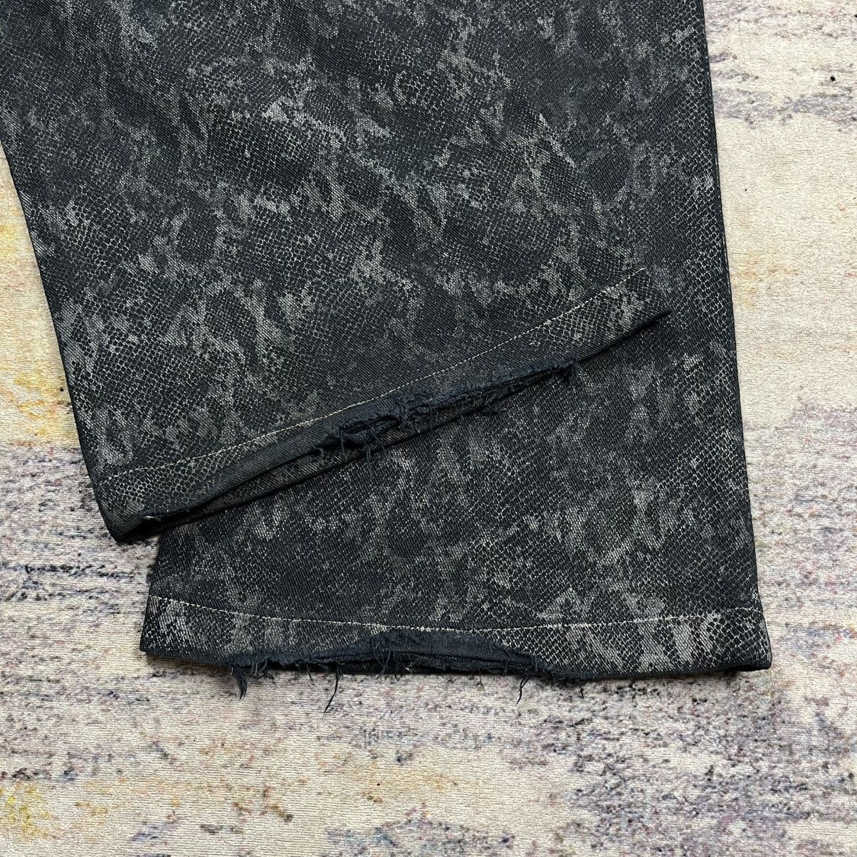 Tornado Mart 00s Tornado mart phyton snake skin flared pants vkei style Size US 30 / EU 46 - 10 Thumbnail
