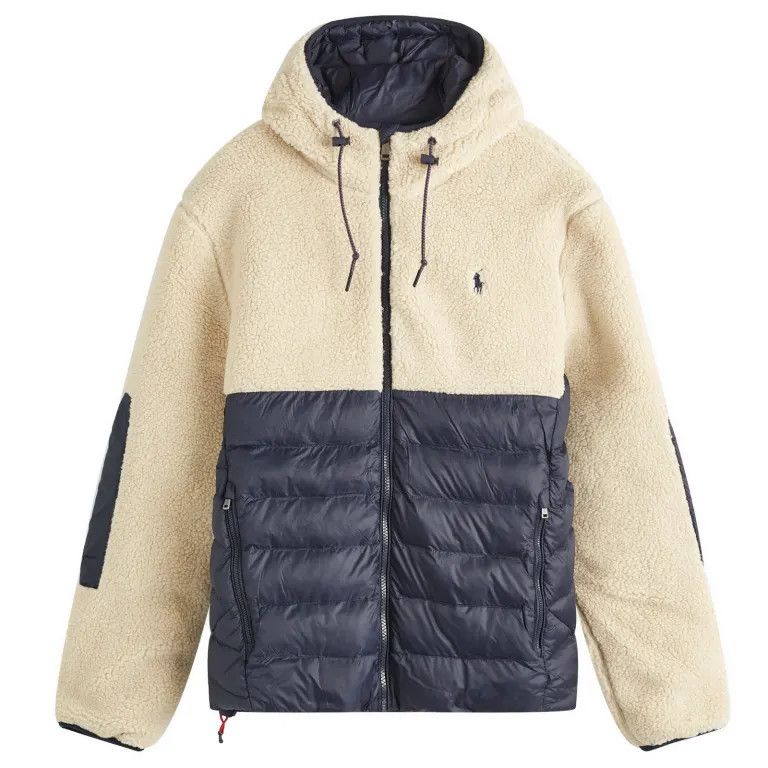 Polo Ralph Lauren o1s22i1n0125 Hybrid Jacket in Beige Blue Size US XL / EU 56 / 4 - 1 Thumbnail
