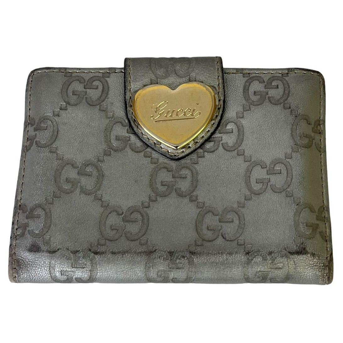 Gucci GG Monogram Italian Leather Cardholder Wallet