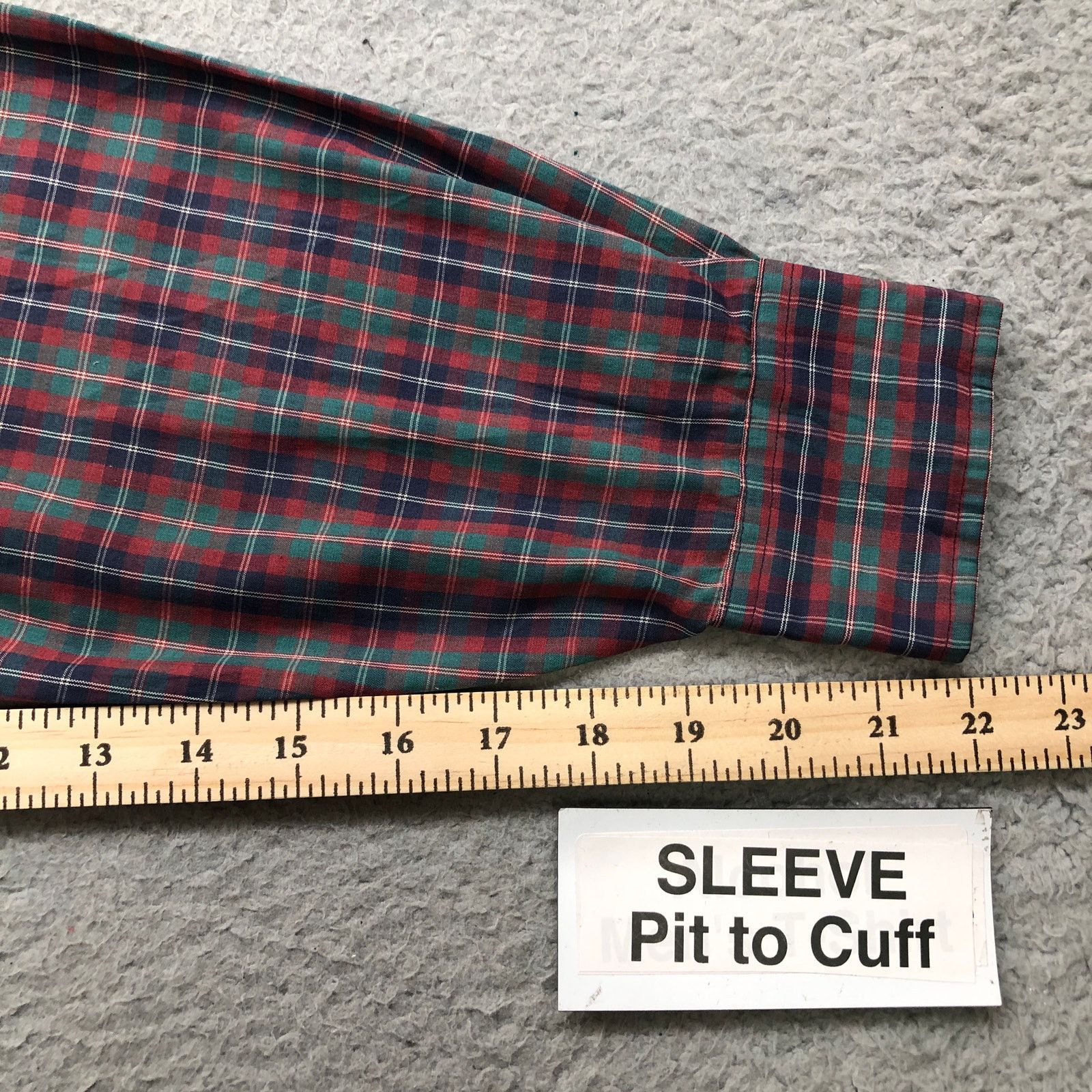 L.L. Bean Vintage 80s LL Bean Tartan Plaid Flannel Shirt Men L Red Size US L / EU 52-54 / 3 - 7 Thumbnail