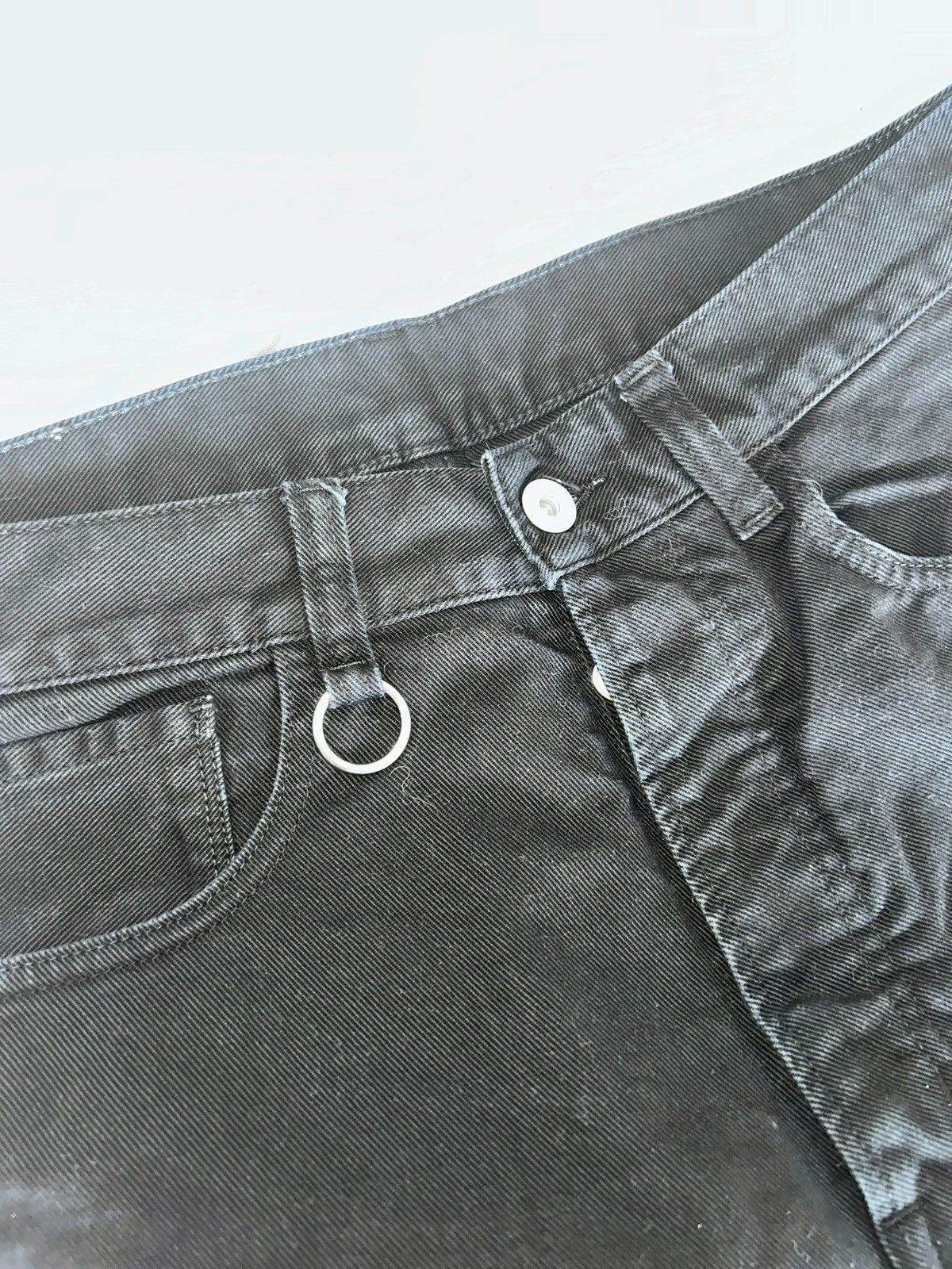 Random Identities Black Denim Random Identities Trousers (32) Size US 32 / EU 48 - 2 Thumbnail