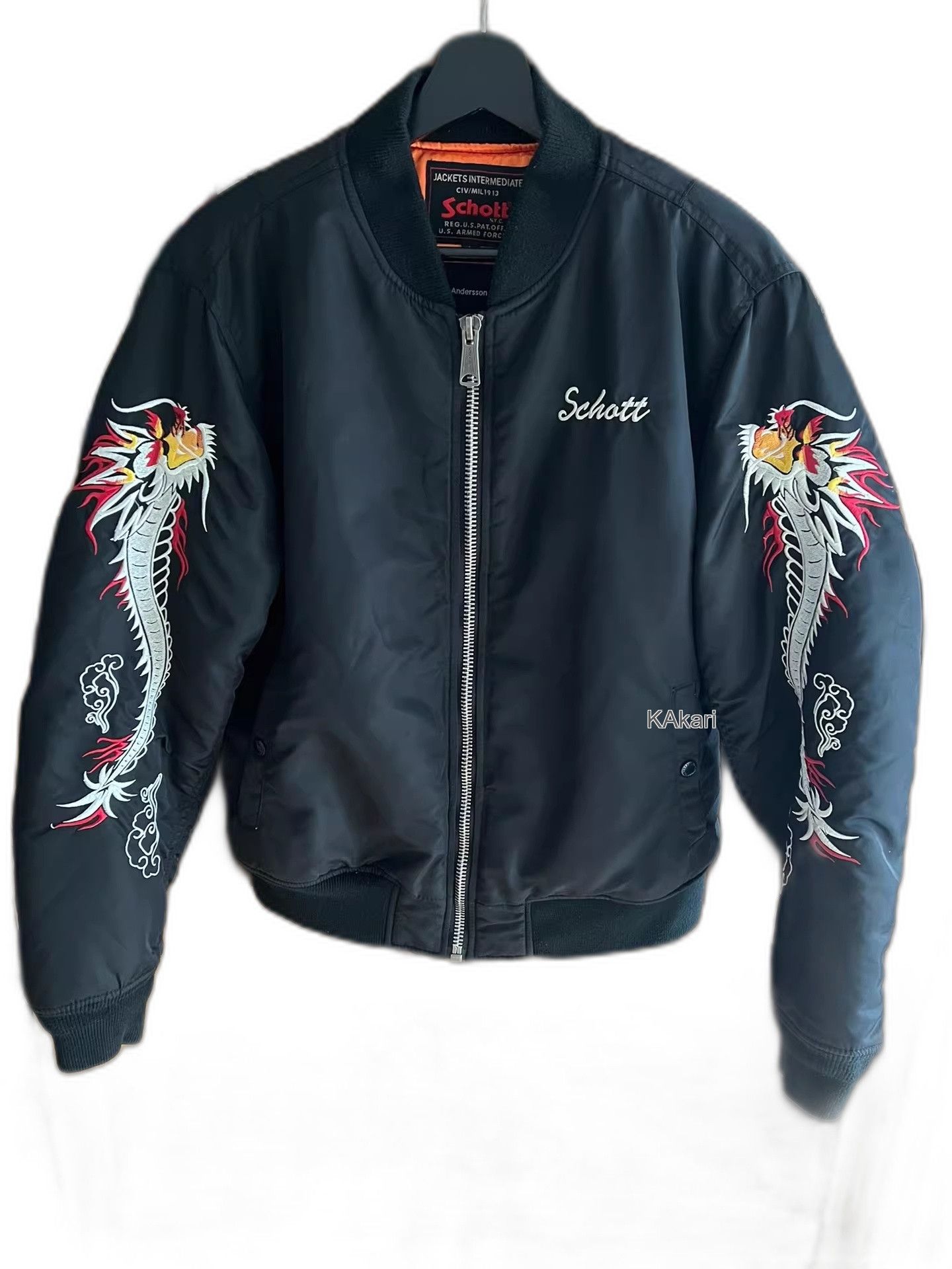 Schott Schott x Anderson Bell MA1 Jacket Size US L / EU 52-54 / 3 - 1 Thumbnail