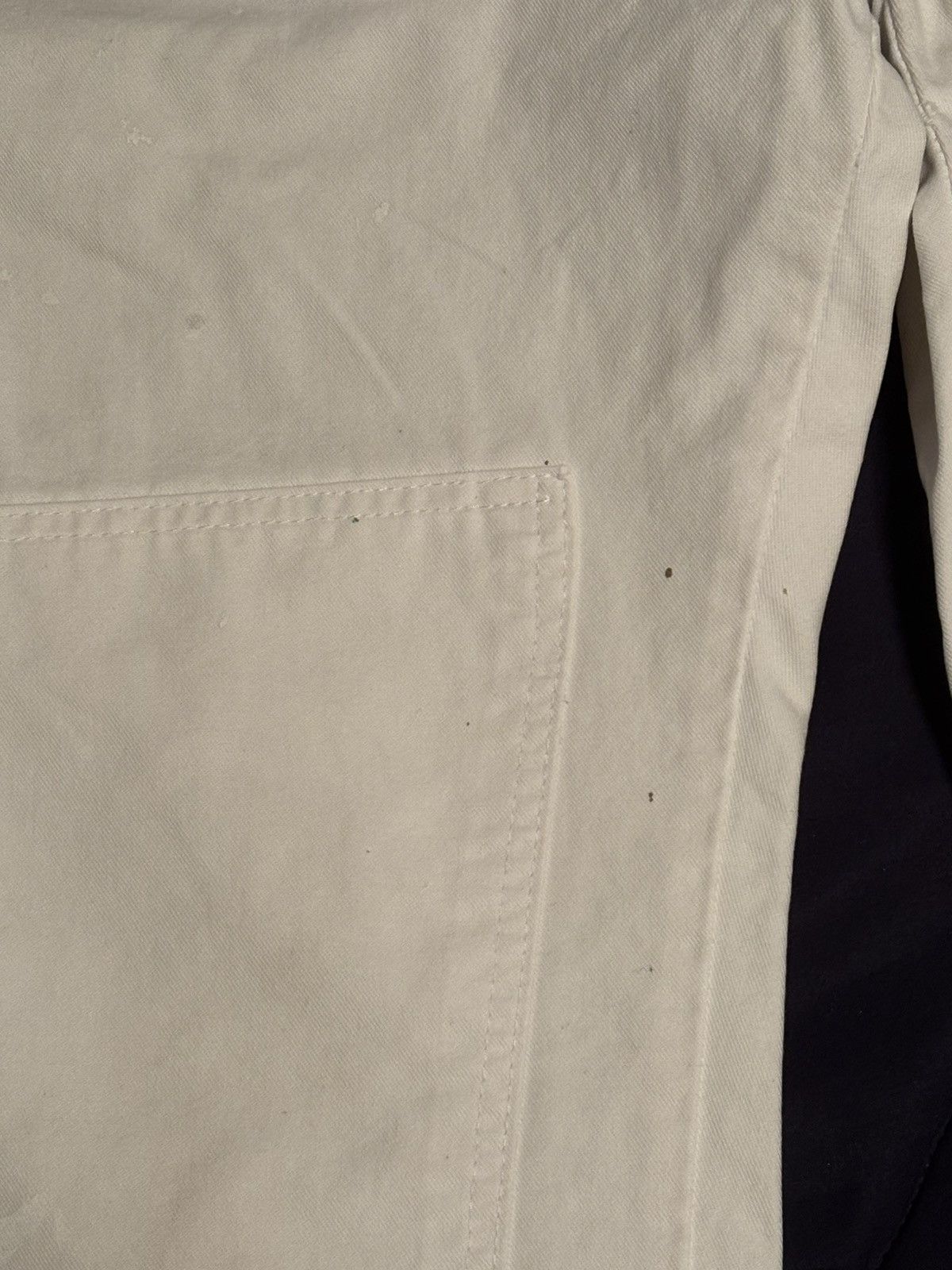 Dickies Dickies White Double Knee Work Pants Size US 33 - 5 Thumbnail