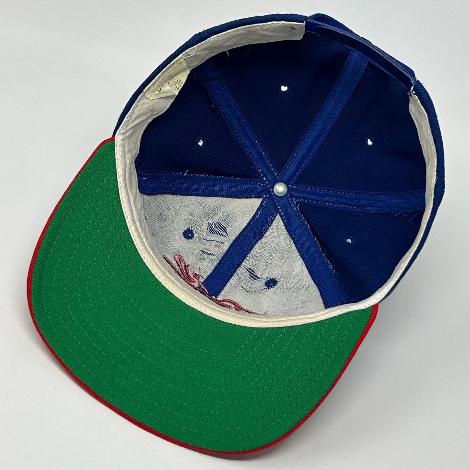 Delong Vintage 90s Rio Las Vegas Hat Baseball Cap Casino USA Blue Size ONE SIZE - 4 Thumbnail