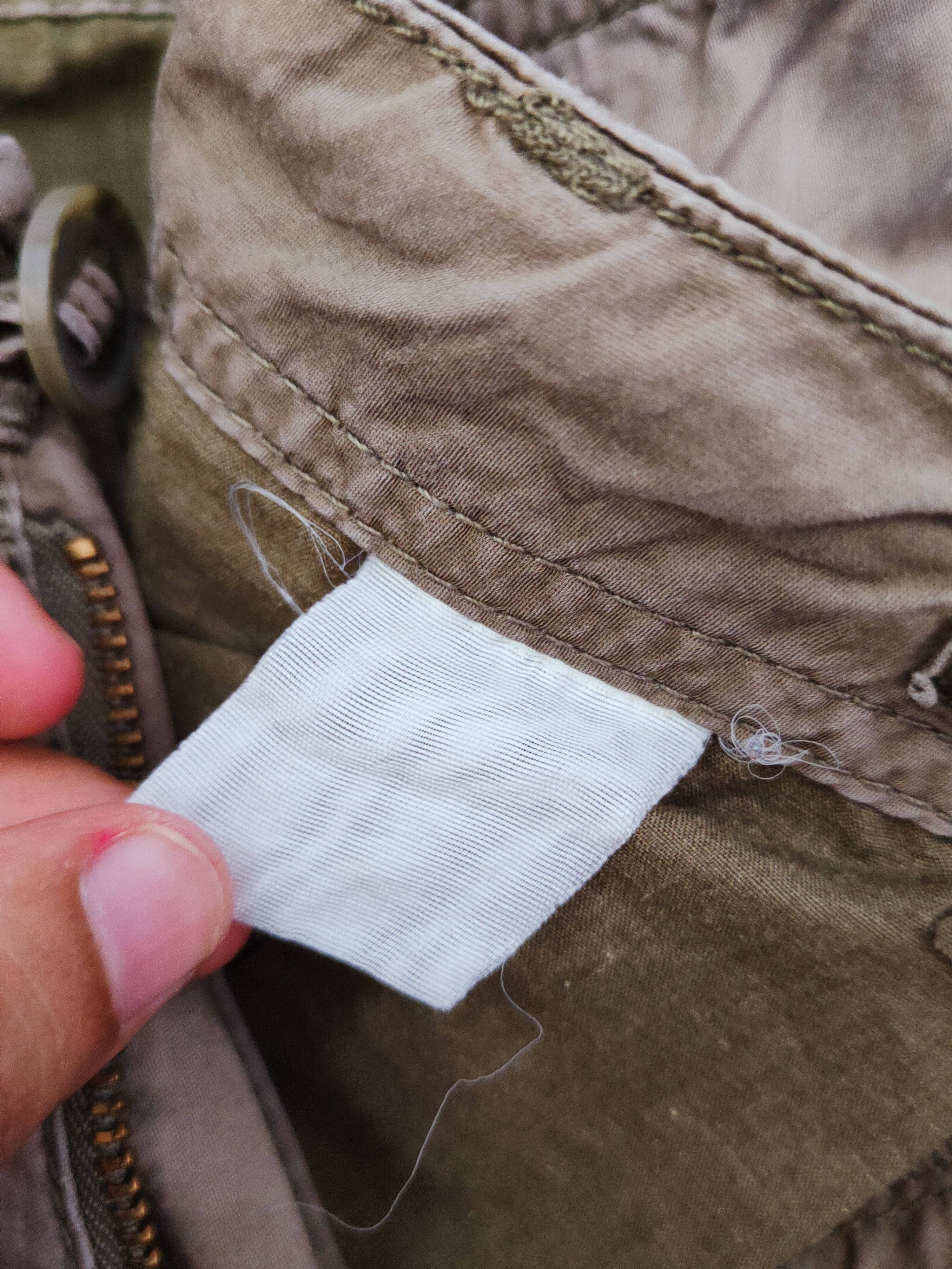 Japanese Brand Back Number Olive Faded Multipocket Cargo Pants #W853 Size US 32 / EU 48 - 12 Thumbnail