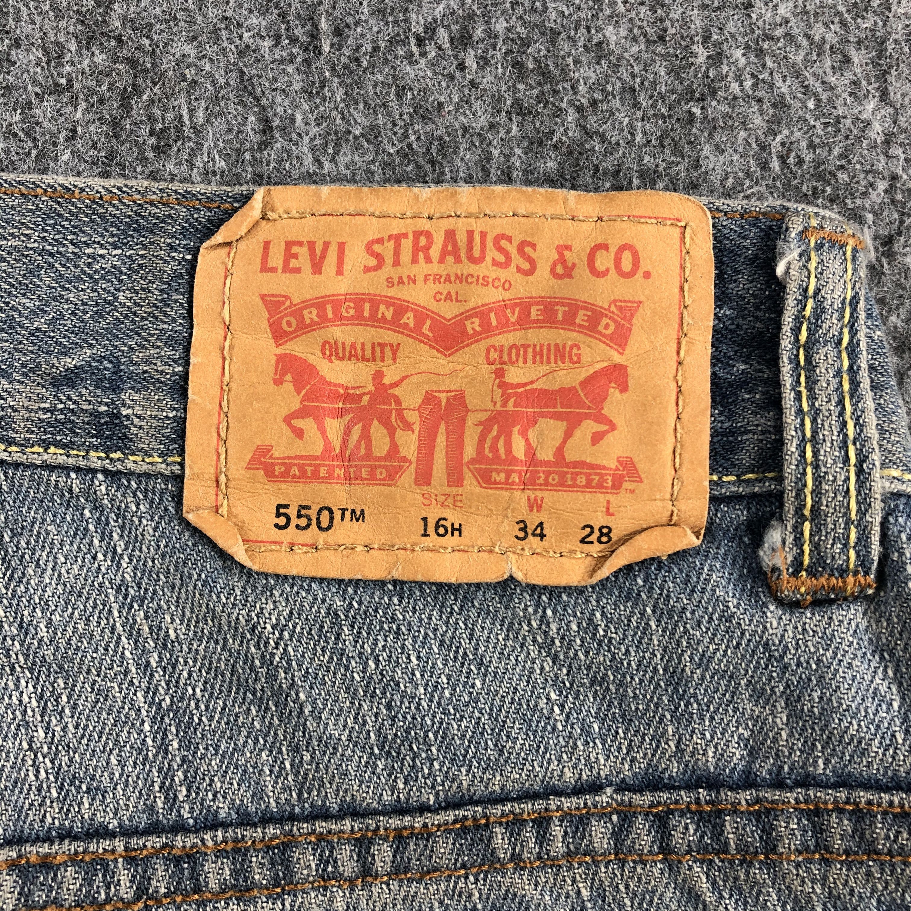 Levi's Vintage Levis 550 Earth Tone Jeans-J1505 Size US 36 / EU 52 - 5 Thumbnail