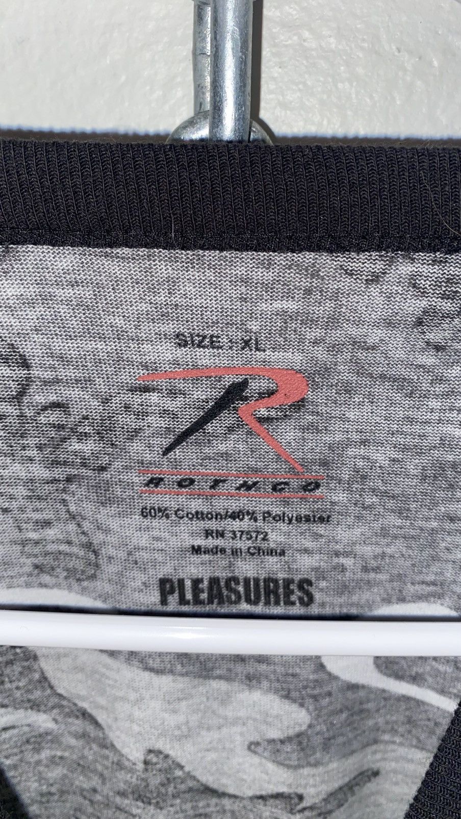 Pleasures Pleasures X Roth Co Grey Camo Tee Size US XL / EU 56 / 4 - 3 Thumbnail