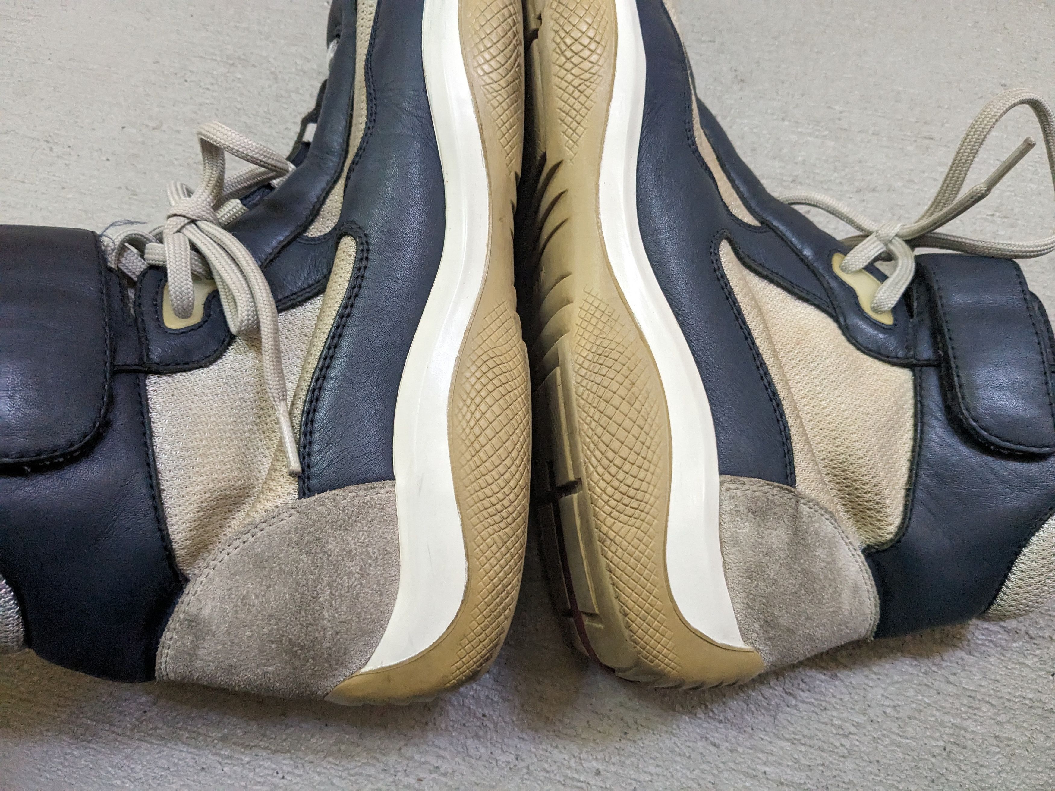 Prada Prada America's Cup Sneakers Navy Blue High 9.5 Leather Size US 9.5 / EU 42-43 - 3 Thumbnail