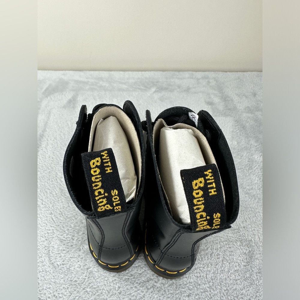 Dr. Martens Dr Martens NWT 1490 Smooth Black Leather Mid Calf Boots 3 U Size US 5 / IT 35 - 9 Thumbnail