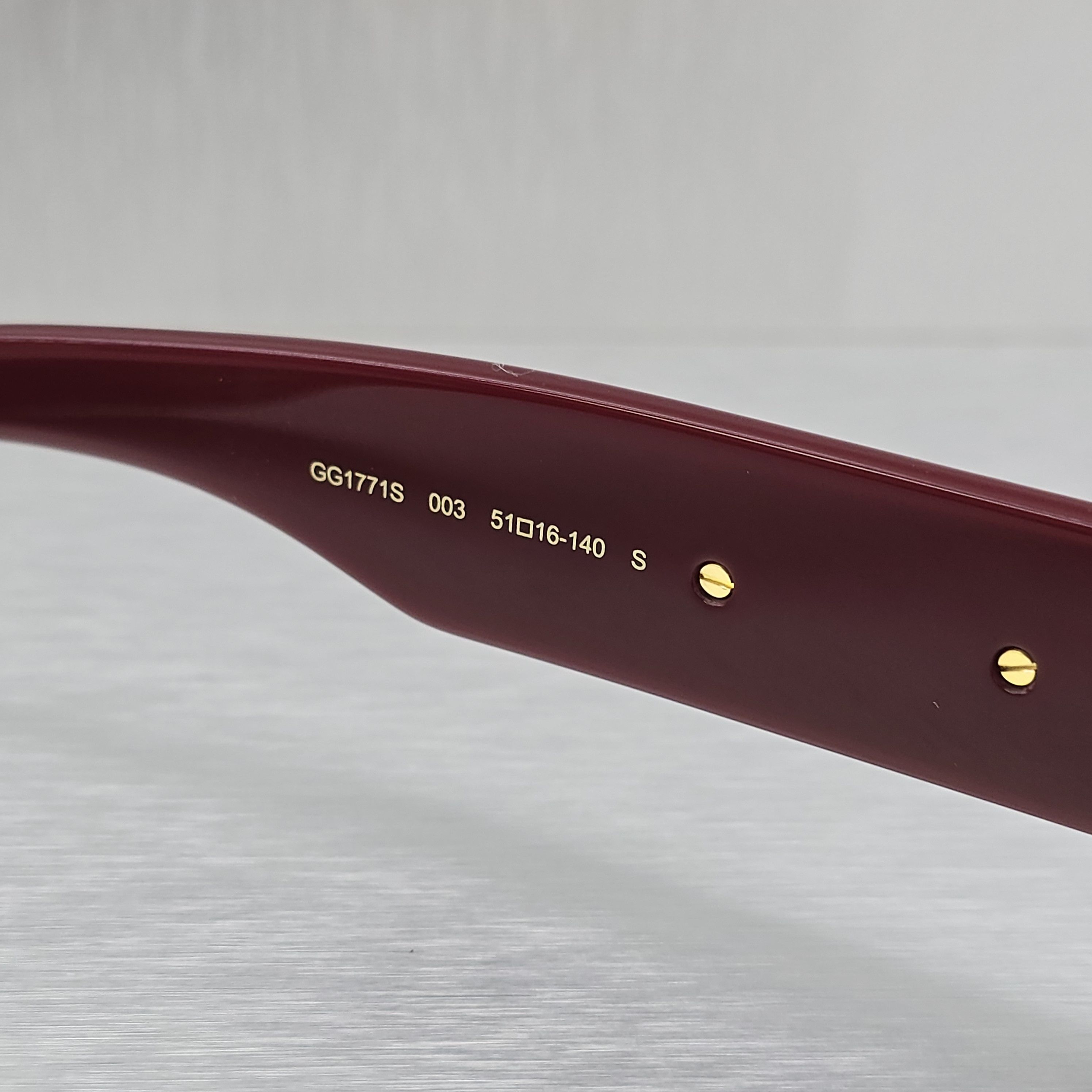 Gucci GUCCI GG1771S 003 Sunglasses RED Size ONE SIZE - 14 Thumbnail