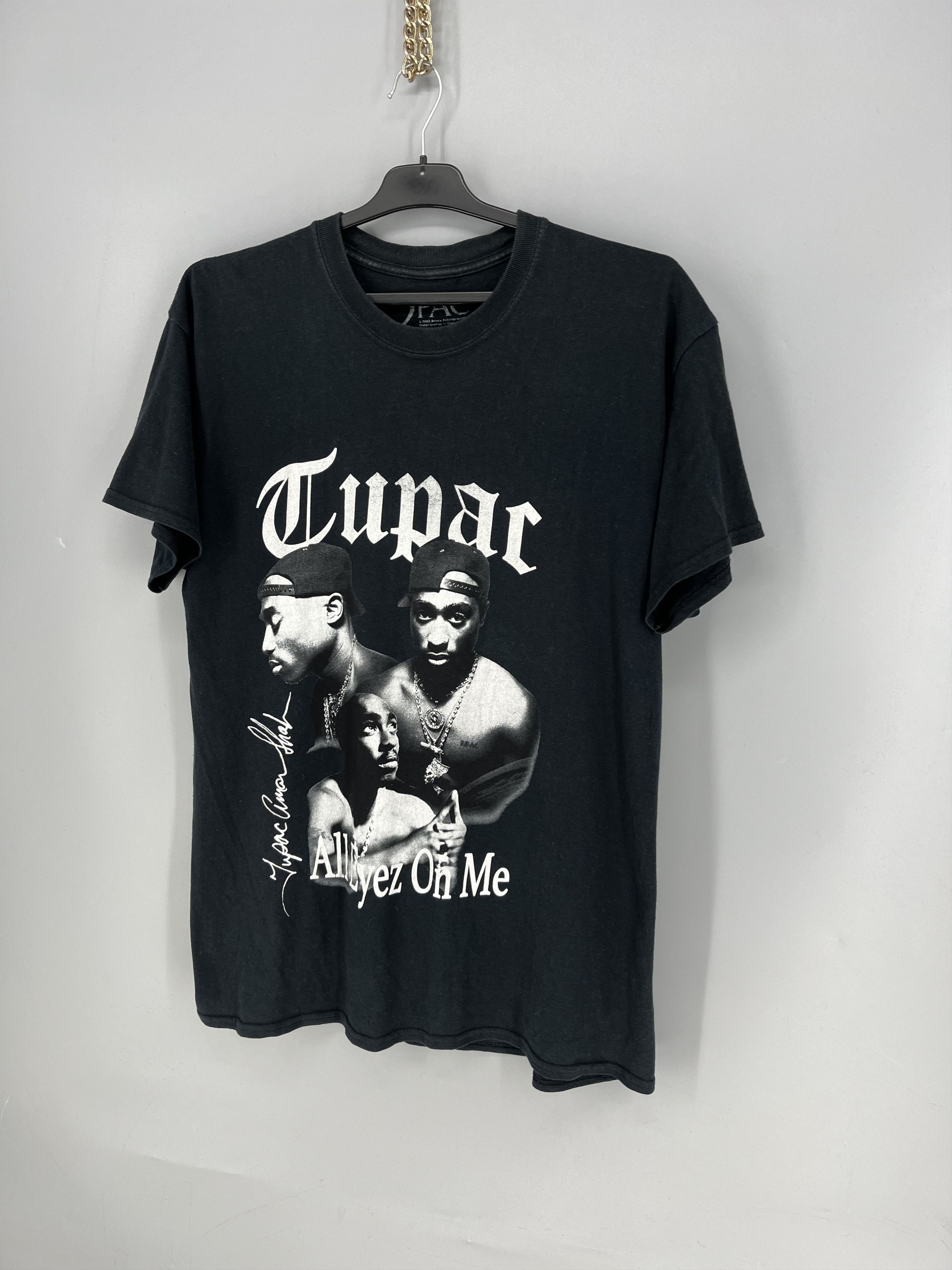 Band Tees 2PAC Rap All Eyez On Me Vintage T-Shirt Size M Size US M / EU 48-50 / 2 - 3 Thumbnail