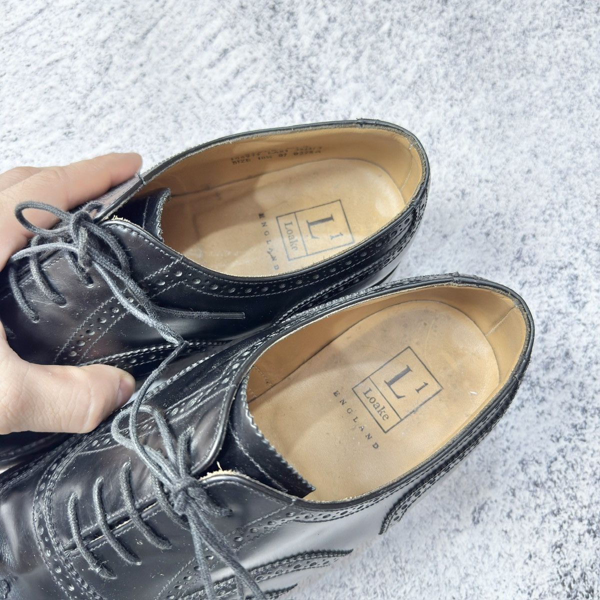 Handmade × Loake Loake 202 B Mens Oxfords Brogues US11.5 UK10.5 EU44.5 29.5cm Size US 11.5 / EU 44-45 - 14 Thumbnail