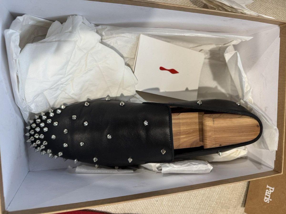 Christian Louboutin × Designer Christian Louboutin Degra Veau Velours Black Calfskin Size US 10 / EU 43 - 6 Thumbnail
