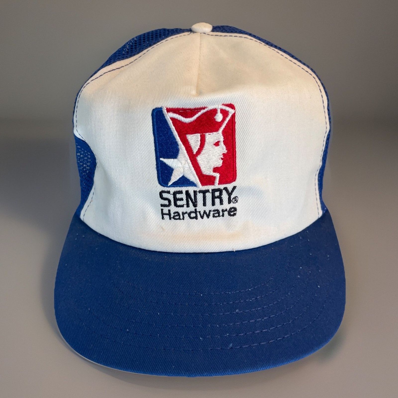 Vintage Vtg SnapBack Trucker Hat Sentry Hardware Cap Made In USA Size ONE SIZE - 1 Thumbnail