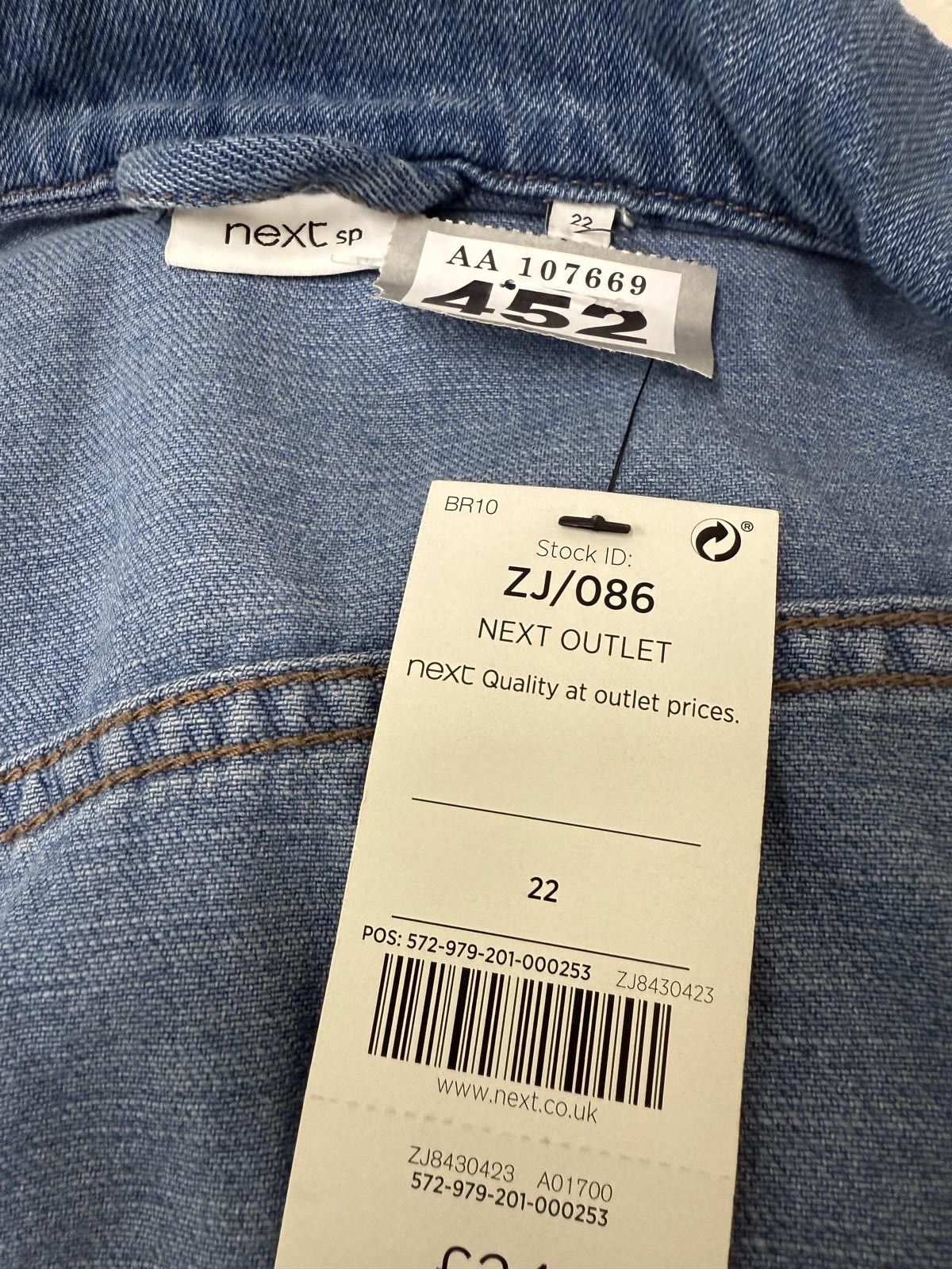 NEXT Men's Denim Jacket by Next, Size 22 Size US L / EU 52-54 / 3 - 2 Thumbnail