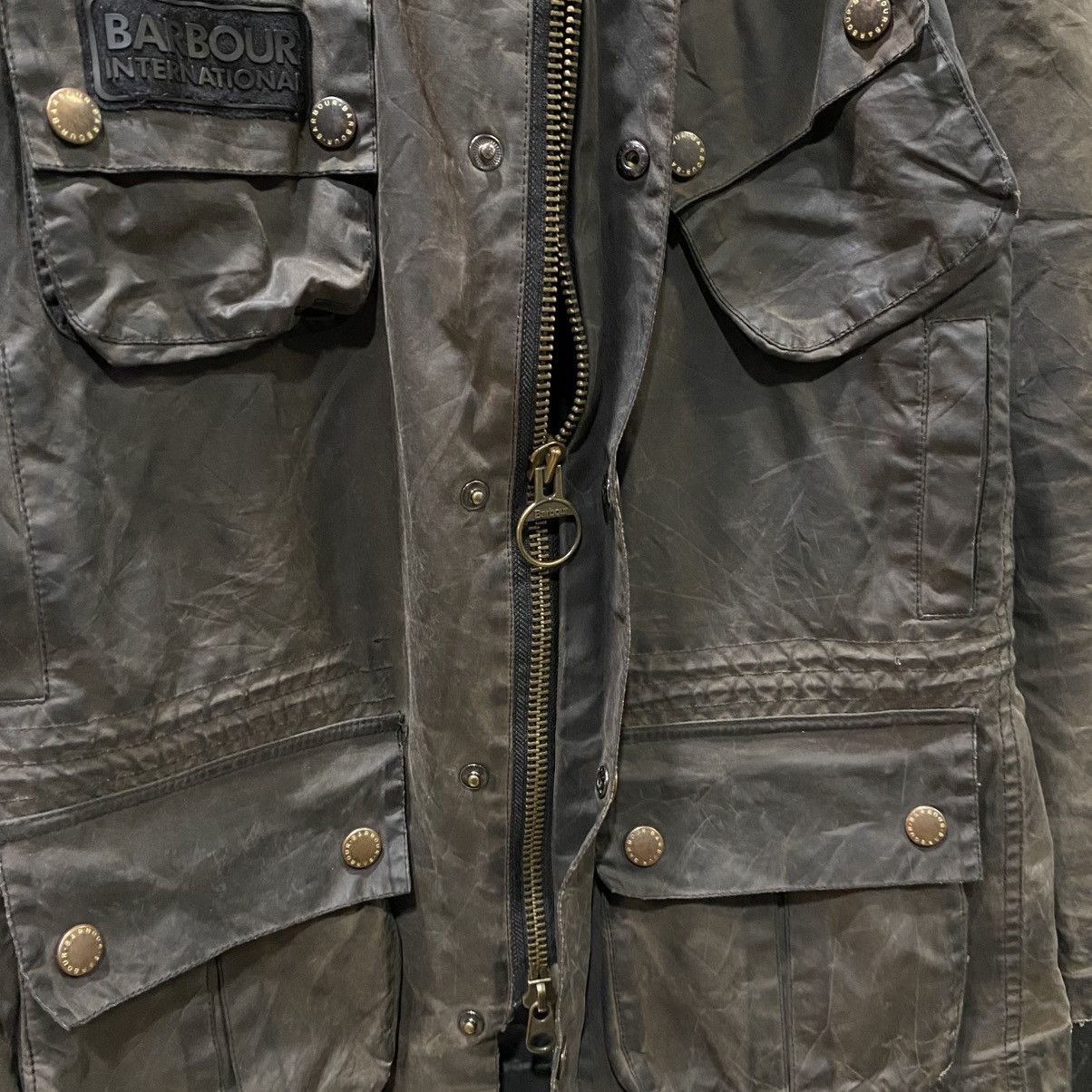 Barbour Barbour International FOG waxed parka Size US S / EU 44-46 / 1 - 15 Thumbnail
