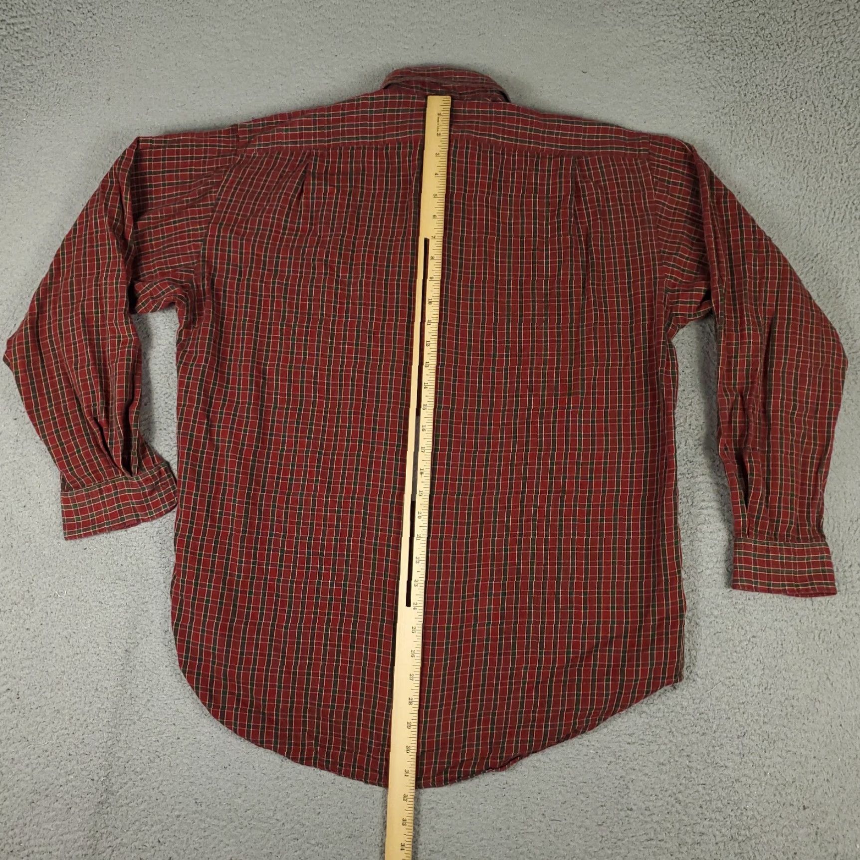 Ralph Lauren Ralph Lauren Button-Up Shirt Mens Medium Red Plaid Long Sleeve Cotton Casual Preppy Size US M / EU 48-50 / 2 - 4 Thumbnail