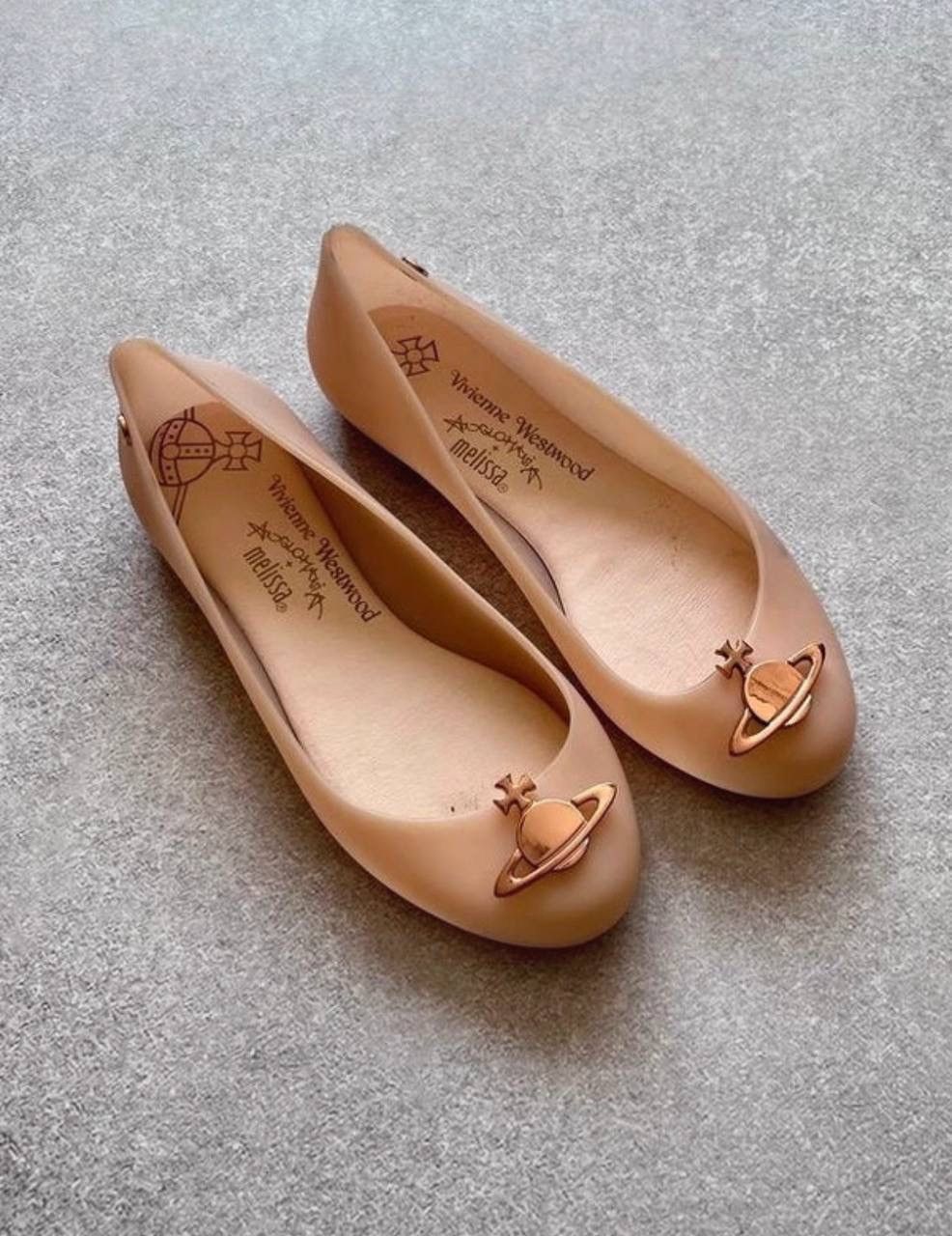 Vivienne Westwood Vintage Vivienne Westwood Metal Orb Saturn Logo Flats EUR 36 Size US 6 / IT 36 - 1 Thumbnail