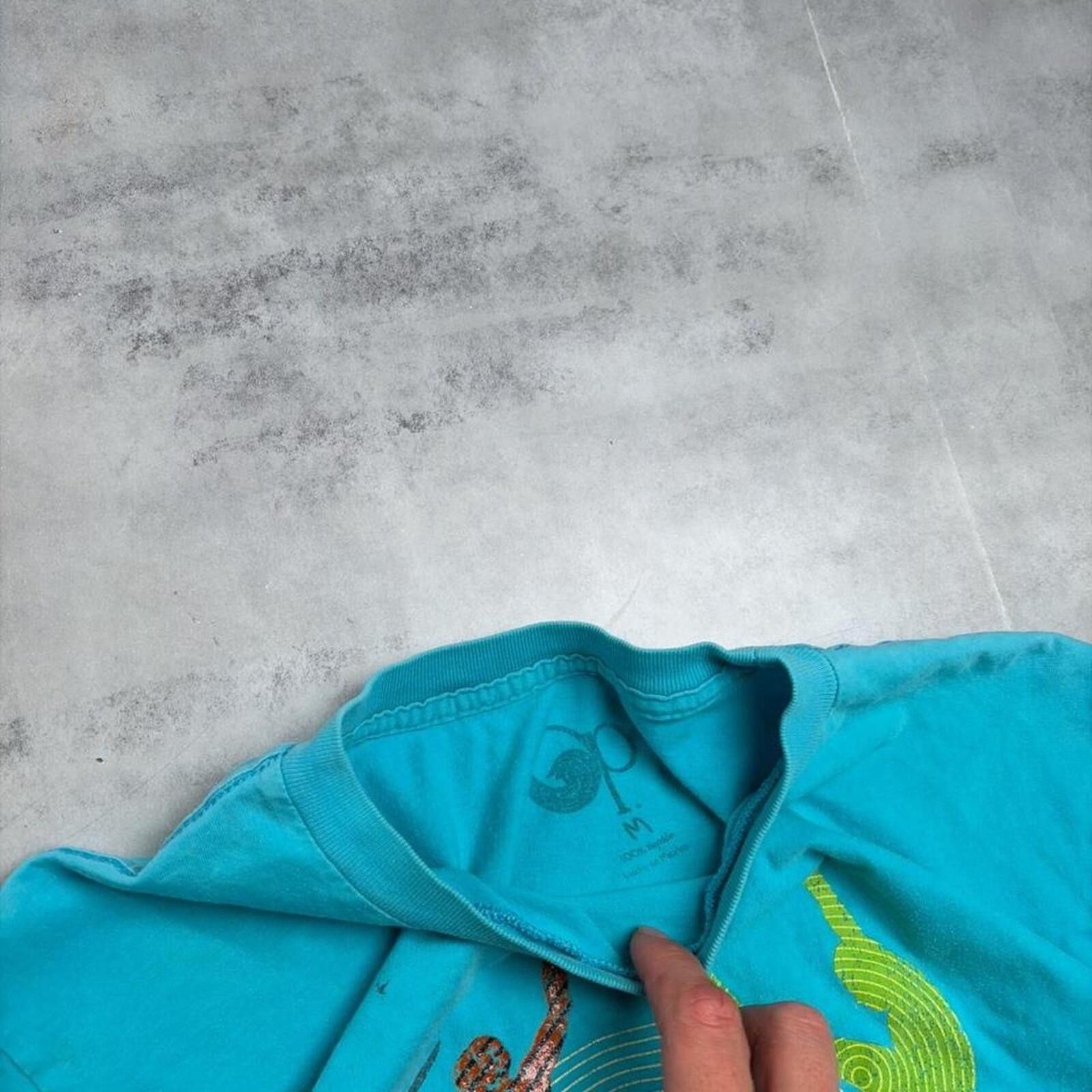 Ocean Pacific Y2K Teal Ocean Pacific Surf Grunge Skater T-Shirt Size US M / EU 48-50 / 2 - 6 Thumbnail