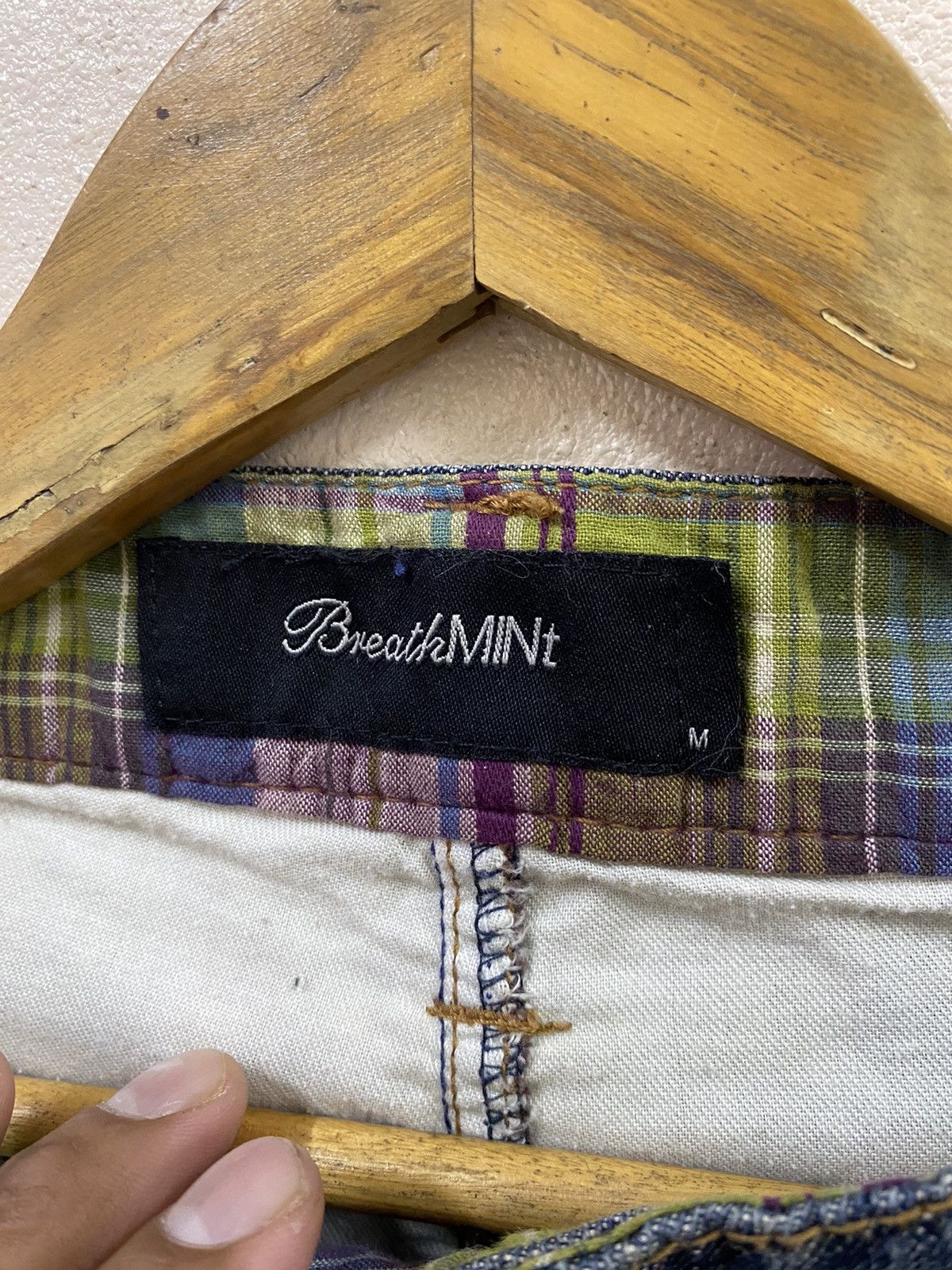 Japanese Brand Vtg Breathmint Denim Double Waist Multi Pocket Size US 34 / EU 50 - 11 Thumbnail