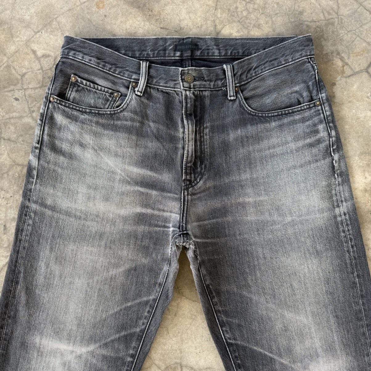 All Blacks W36x29 Vintage Japanese Black Denim Jean Pants Size US 36 / EU 52 - 2 Thumbnail