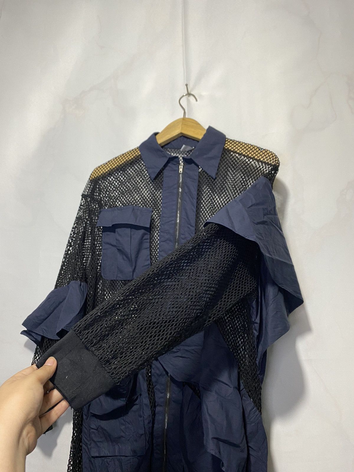 Designer × Japanese Brand × Vintage Vintage C Yard knit mesh transparent Dress women Size L / US 10 / IT 46 - 8 Thumbnail
