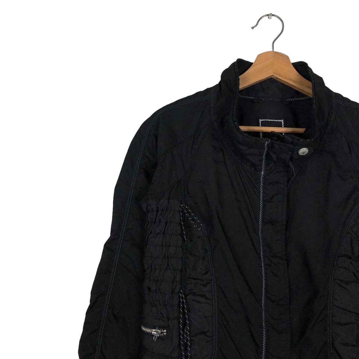 Japanese Brand 🔥Vintage Cropped Biker Jacket Bondage Parachute MFG Japan Size US M / EU 48-50 / 2 - 7 Thumbnail