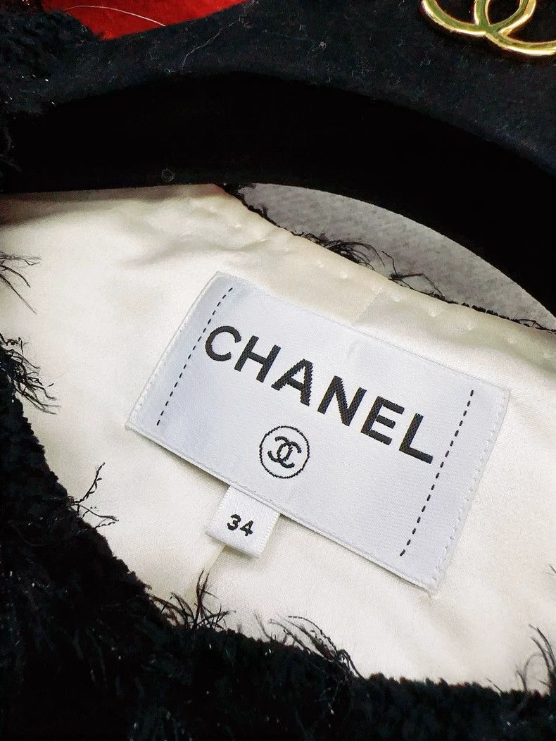 Chanel Chanel Equestrian series black tassel three-dimensional pl Size XXS / US 00 / IT 34 - 3 Thumbnail